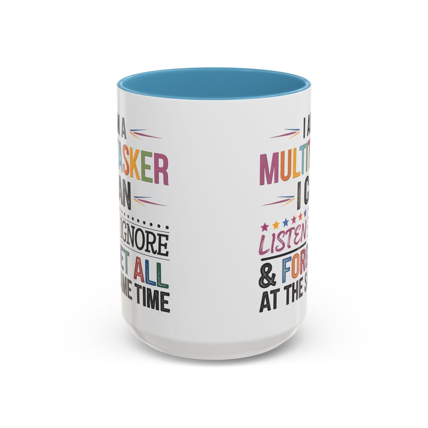 Multitasker Coffee 15oz Mug - Fun Accent Mug for Busy Beverages