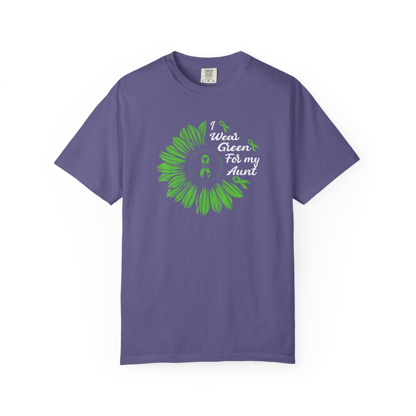 Unisex Garment-Dyed T-shirt for Aunts | I Wore Green For My Aunt | Gifts for Aunts, Family Reunion, Birthday Tee, Unique Aunt Shirt, [...]