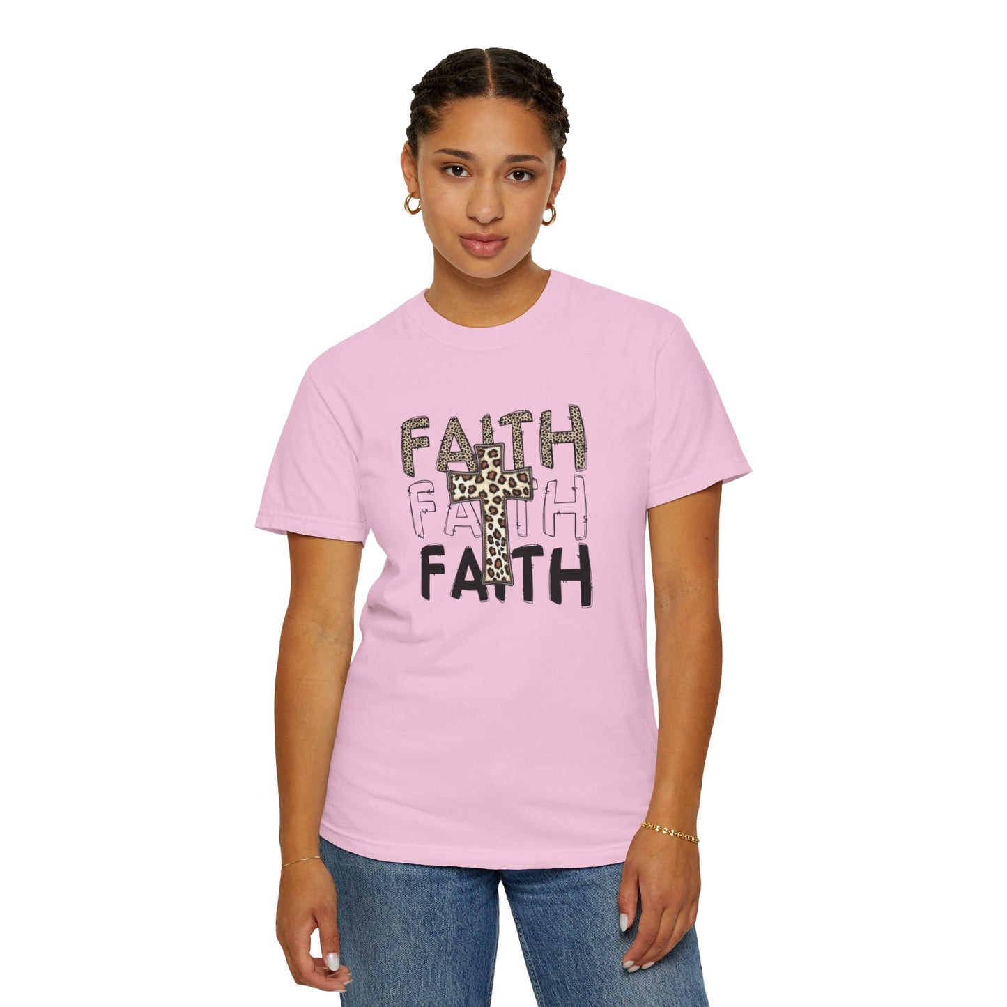 Unisex Faith Graphic T-Shirt - Giraffe Print Design for Inspirational Style