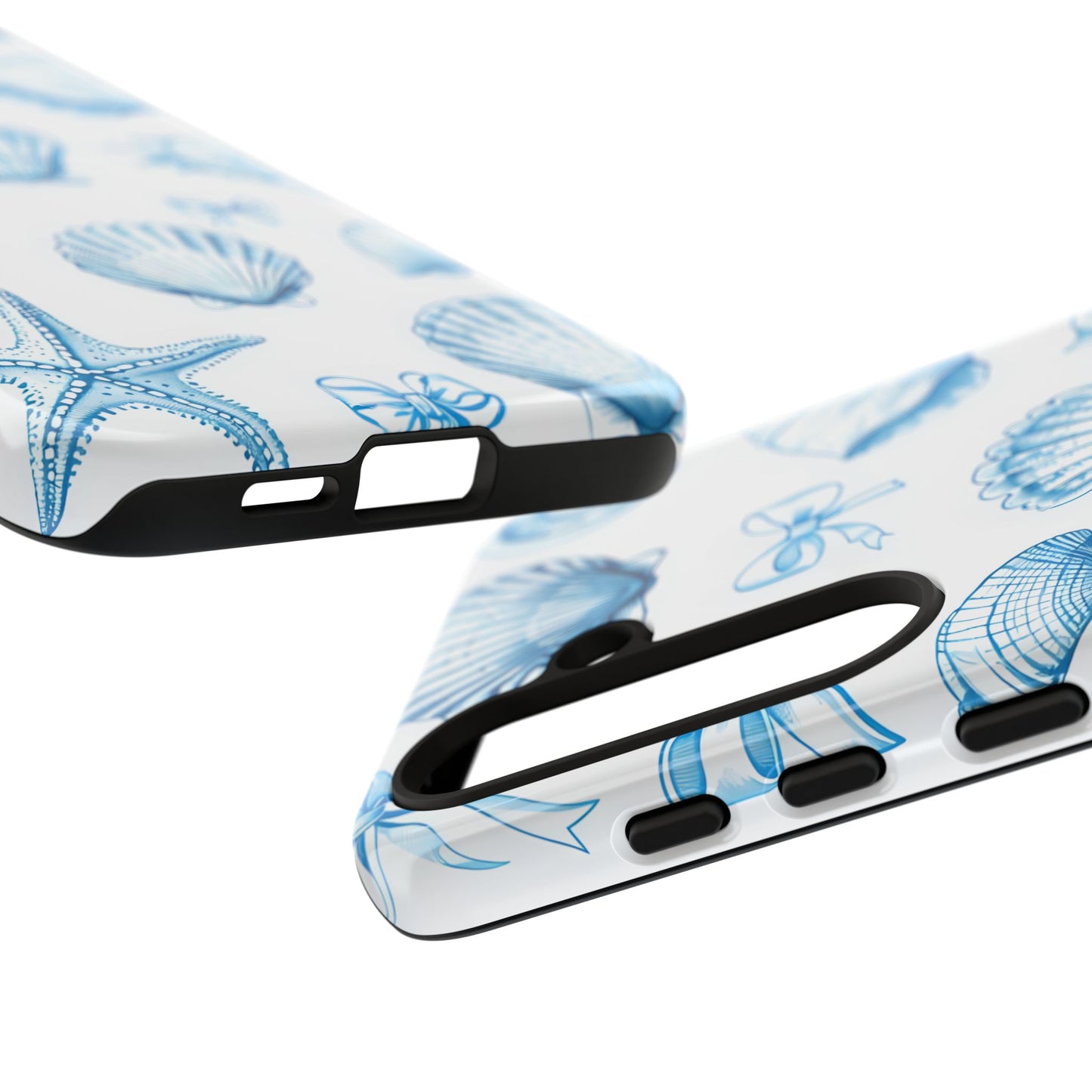 Coquette-Coastal Ocean-Themed Phone Case - Seashell and Starfish Design