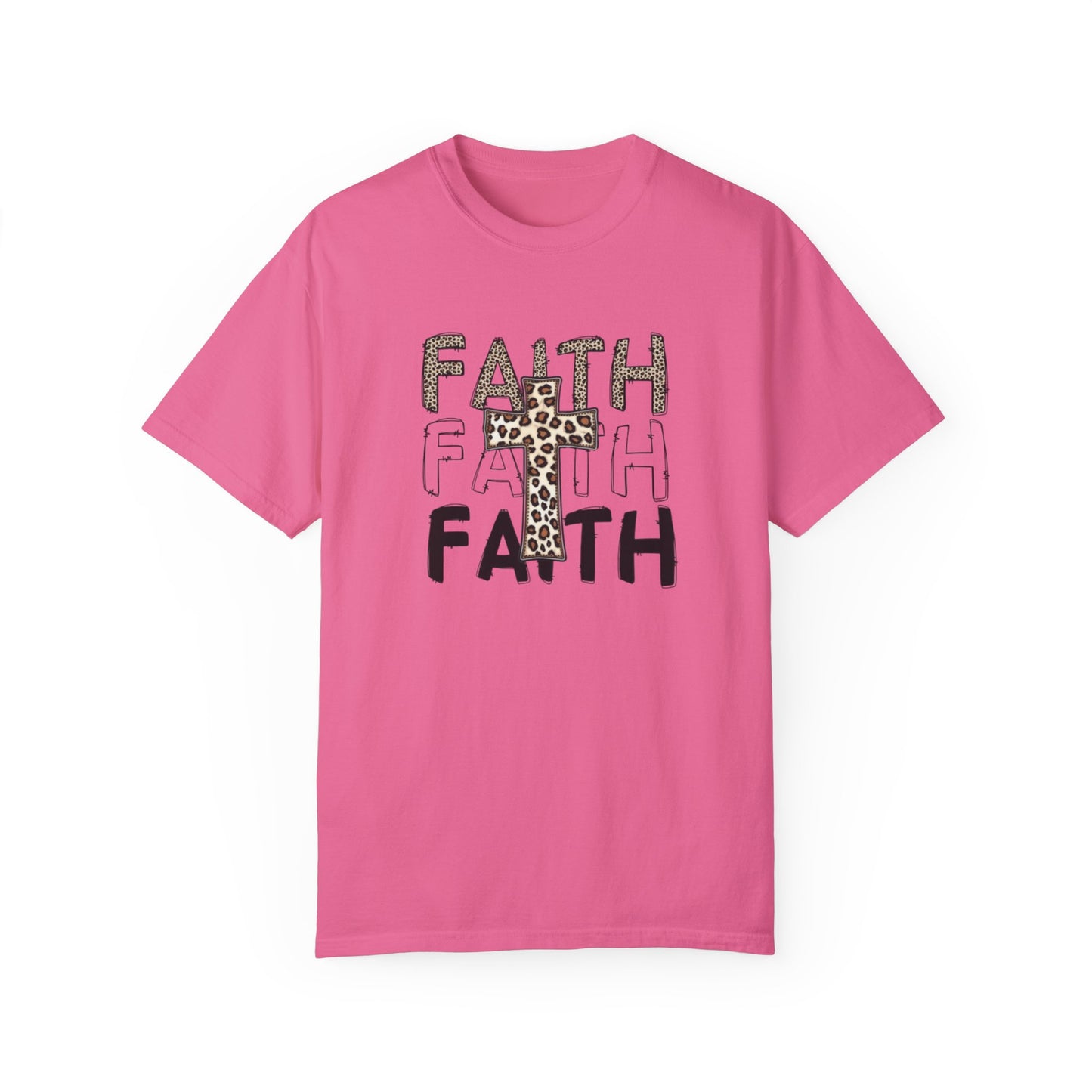 Unisex Faith Graphic T-Shirt - Giraffe Print Design for Inspirational Style