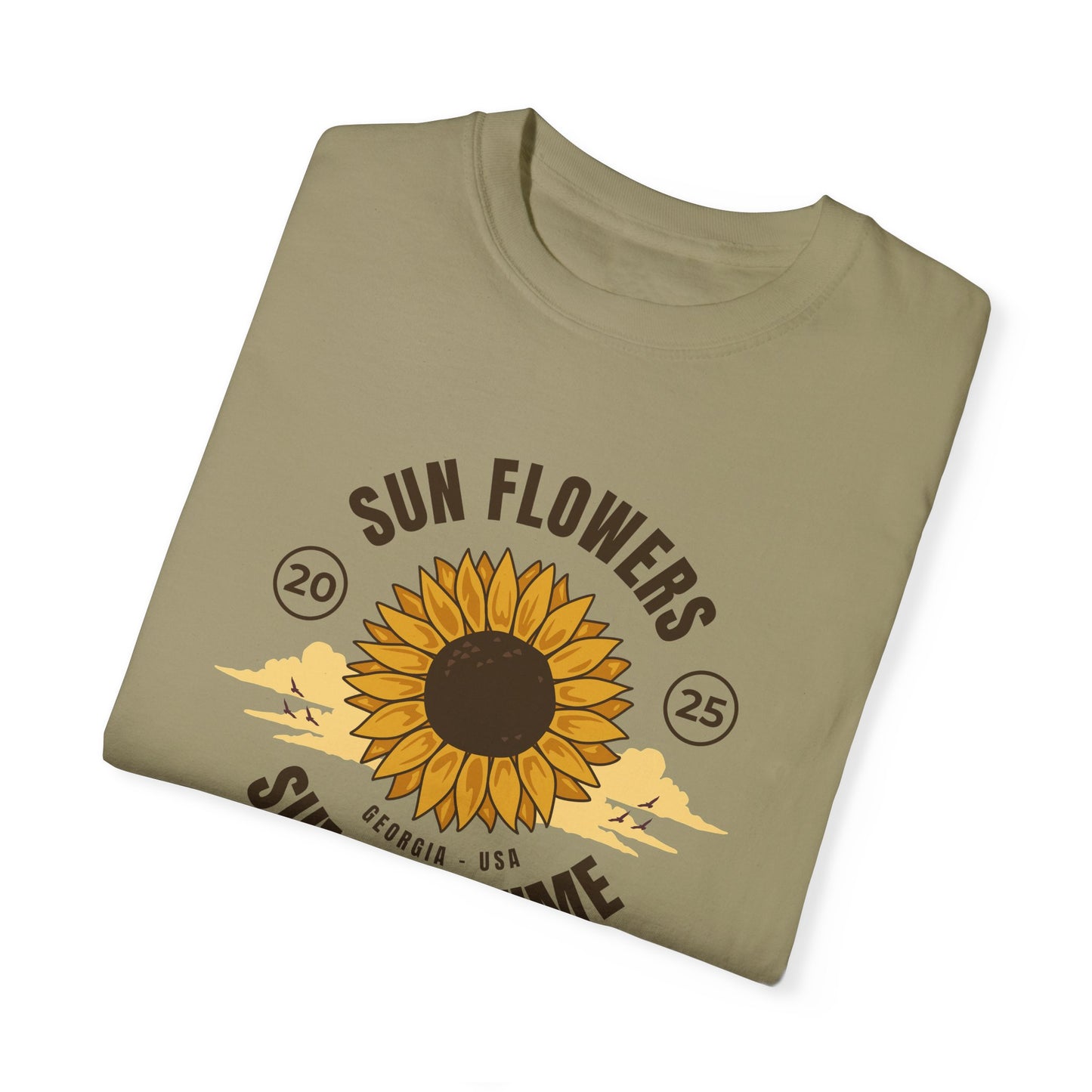 Sunflower Summer Time Unisex T-Shirt PERSONALIZED