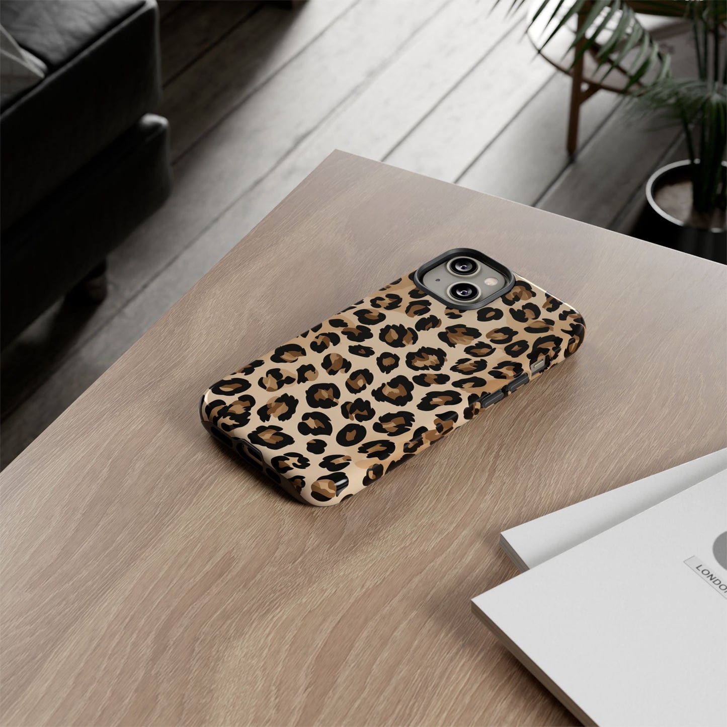 Wild Leopard Print Phone Case - Tough Protection for Animal Lovers