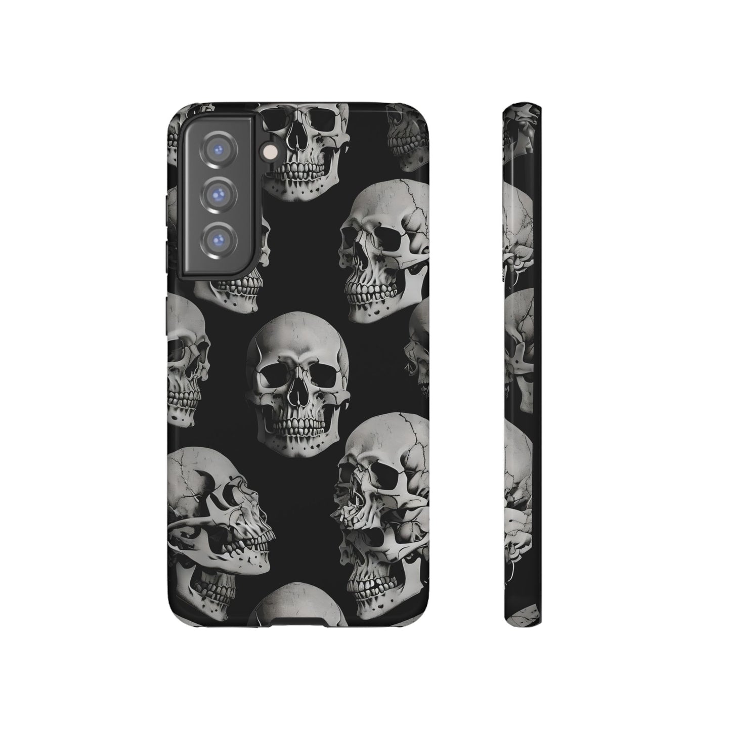 Skull Print Phone Case - Tough Cases for Bold Style