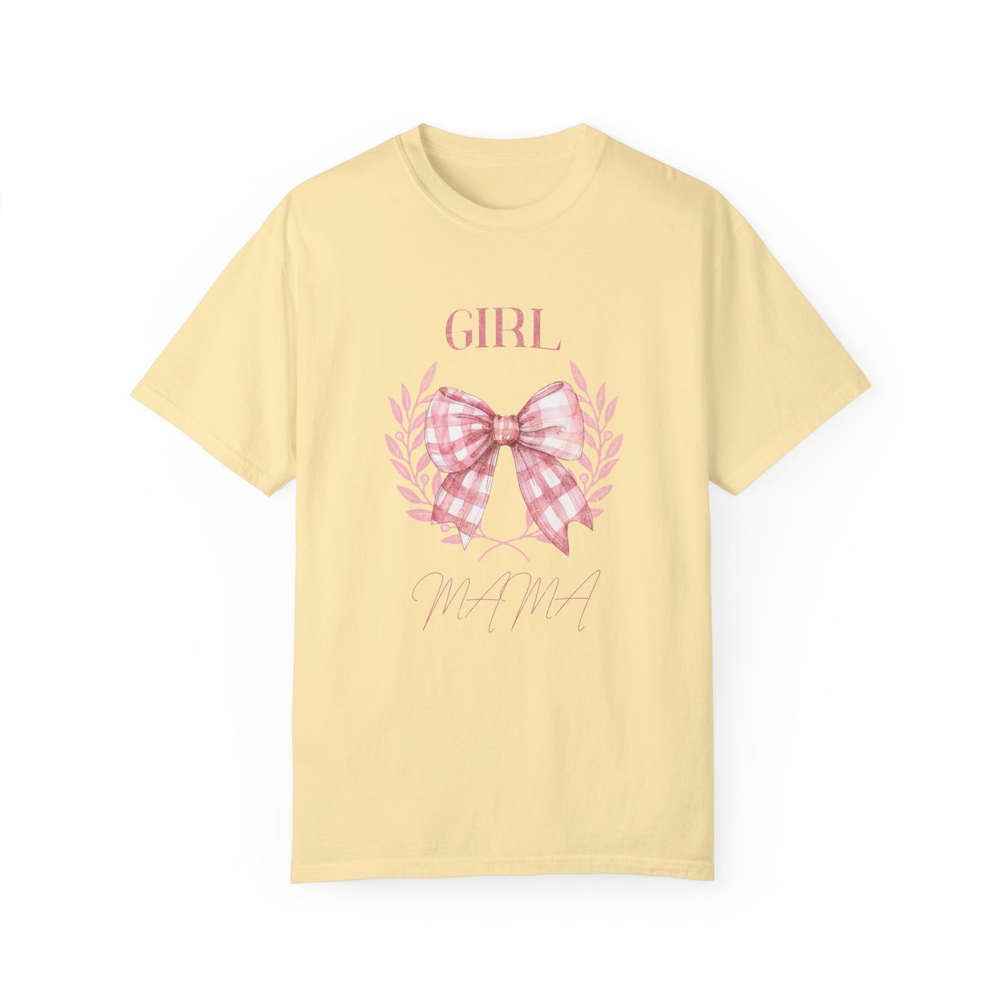 Girl Mama T-Shirt | Floral Bow Design | Perfect for Mother's Day Coquette