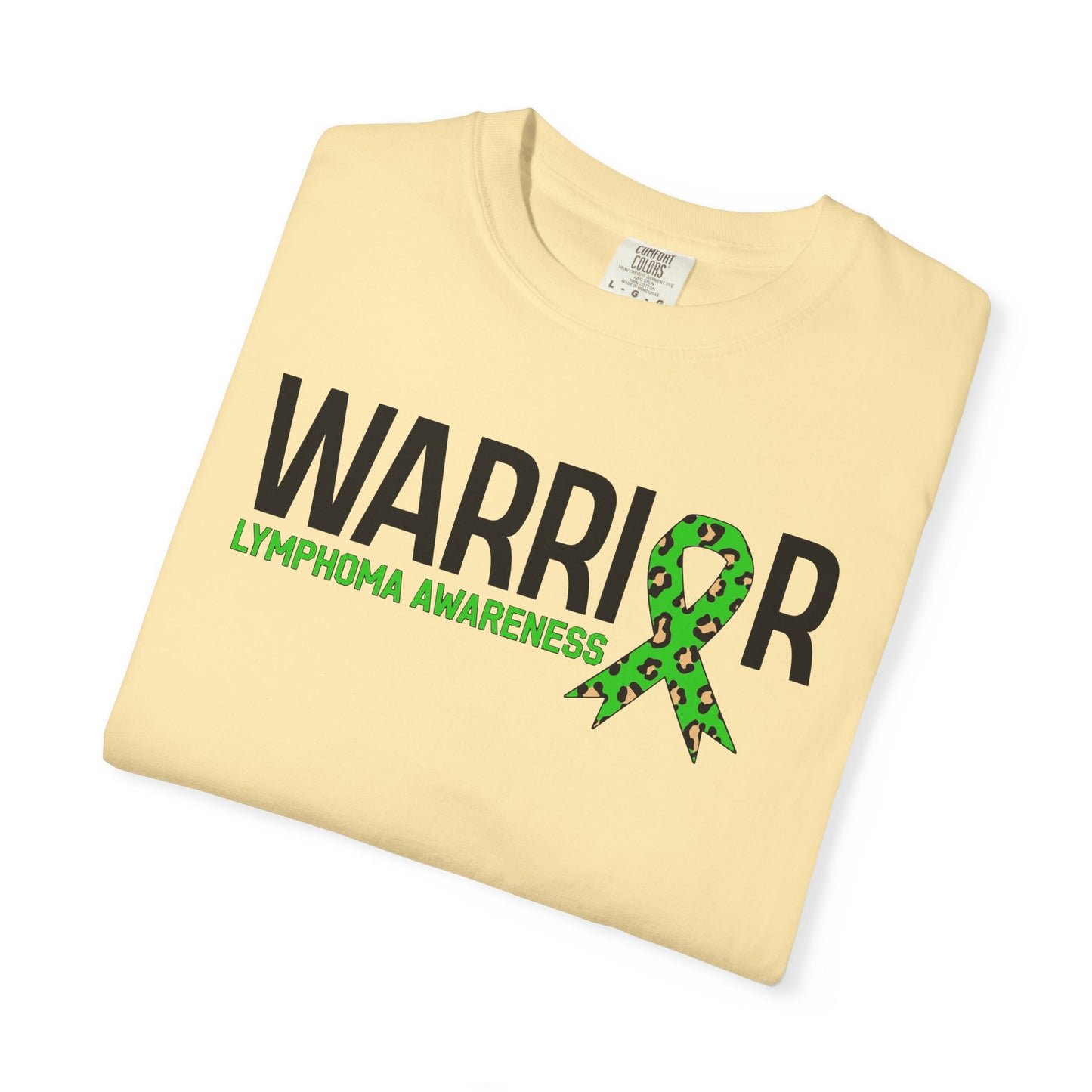 Lymphoma Awareness T-Shirt, Inspirational Garment-Dyed Tee, Warrior Support Shirt, Gift for Cancer Fighters, Unisex Comfort Wear