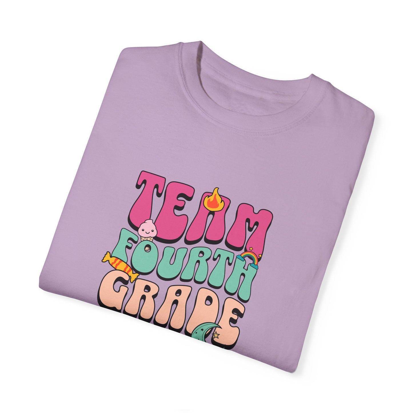 PERSONALIZED! Team Fourth Grade T-Shirt | Unisex Garment-Dyed Tee for Kids