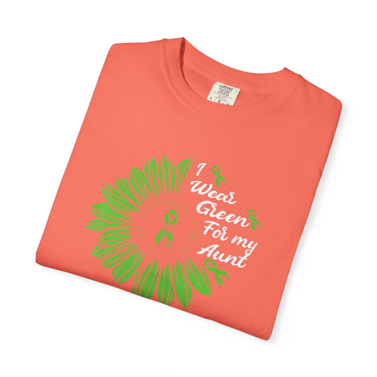 Unisex Garment-Dyed T-shirt for Aunts | I Wore Green For My Aunt | Gifts for Aunts, Family Reunion, Birthday Tee, Unique Aunt Shirt, [...]