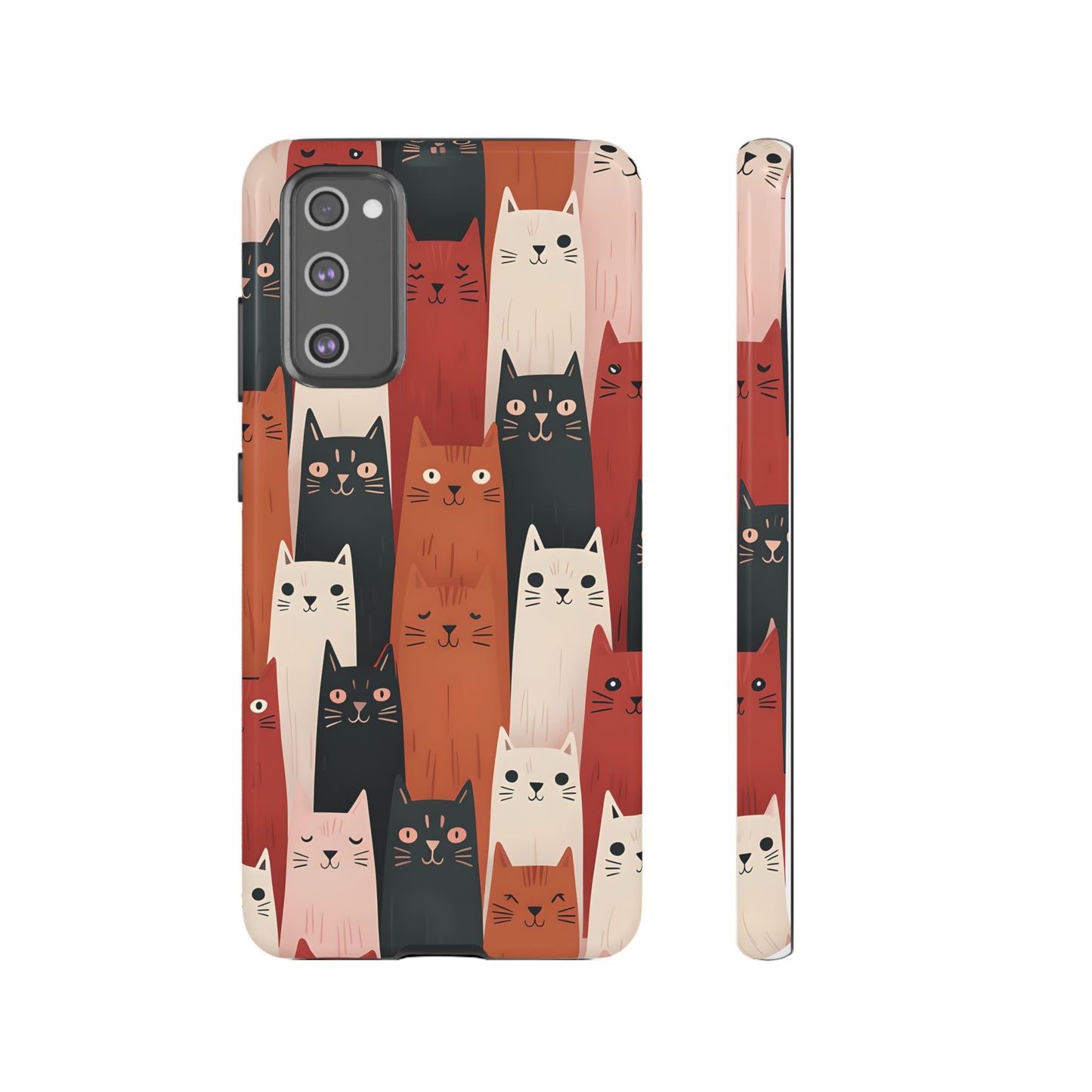 Playful Cat Phone Case - Tough & Stylish Purrfect for Cat Lovers