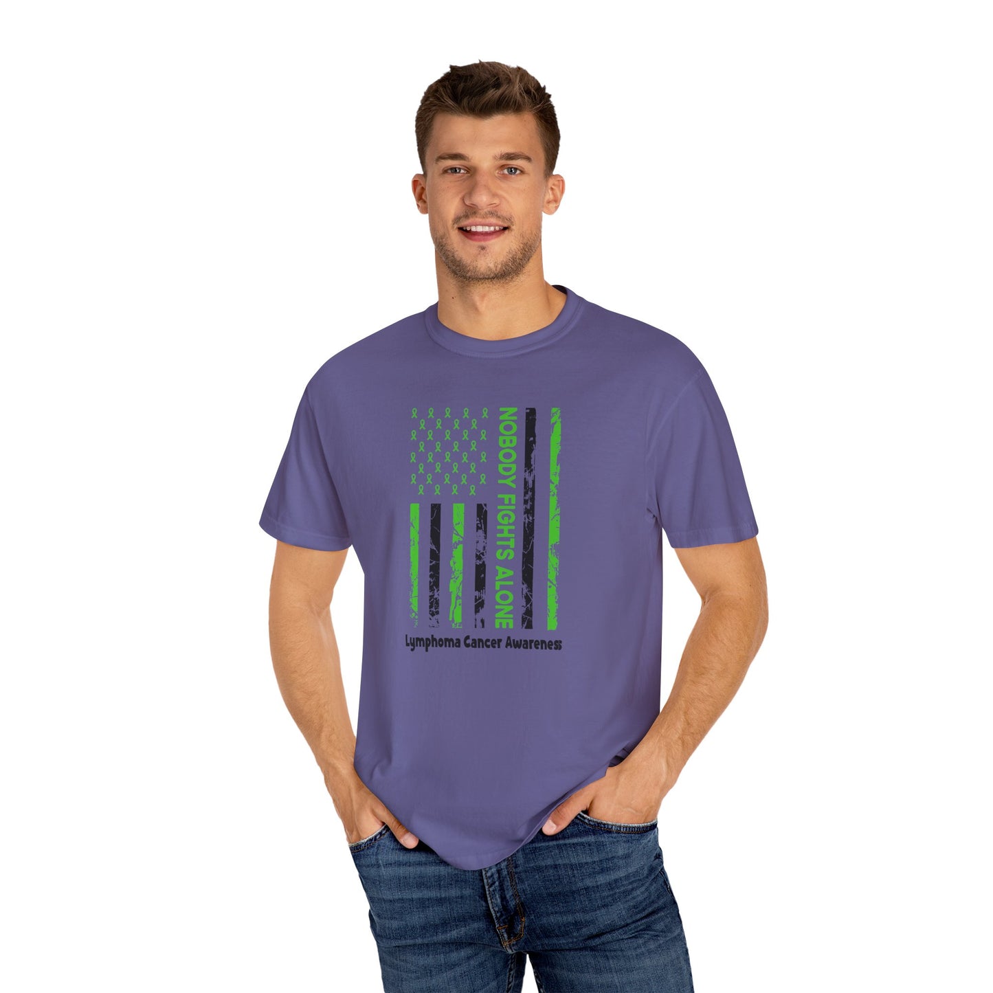 Lymphoma Awareness T-Shirt, Unisex Tee, Cancer Support Shirt, Fight Together Apparel, Inspirational Gift, Everyday Casual Wear