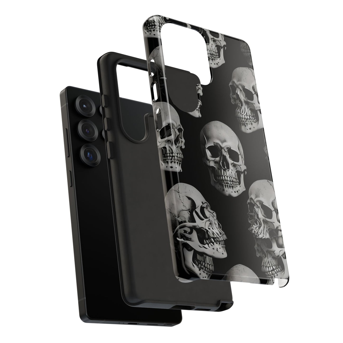 Skull Print Phone Case - Tough Cases for Bold Style