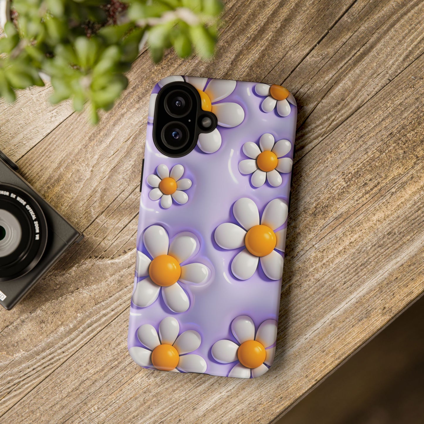 Daisy Floral Phone Case - Tough Cases for Flower Power Vibes
