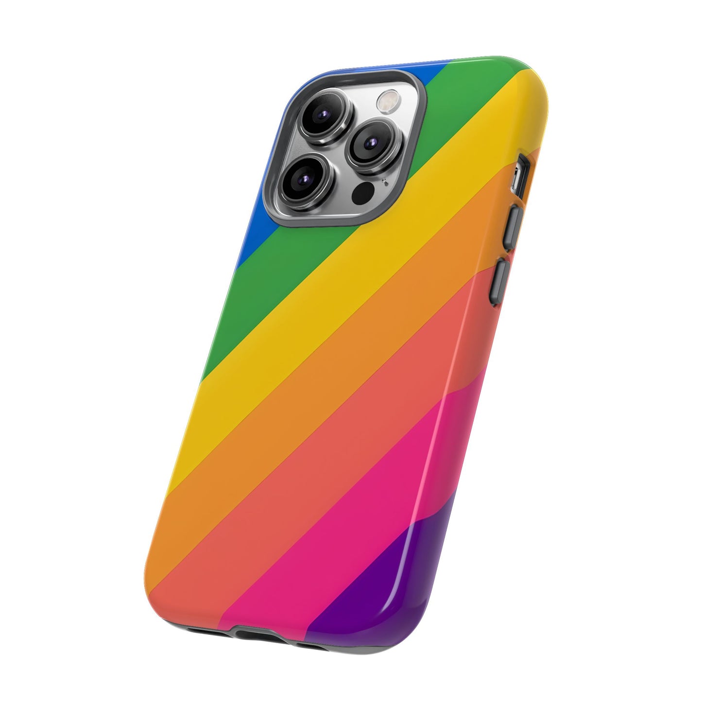 Vibrant Rainbow Phone Case - Tough & Stylish