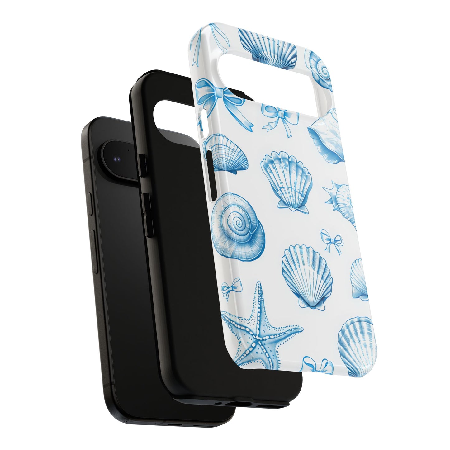 Coquette-Coastal Ocean-Themed Phone Case - Seashell and Starfish Design