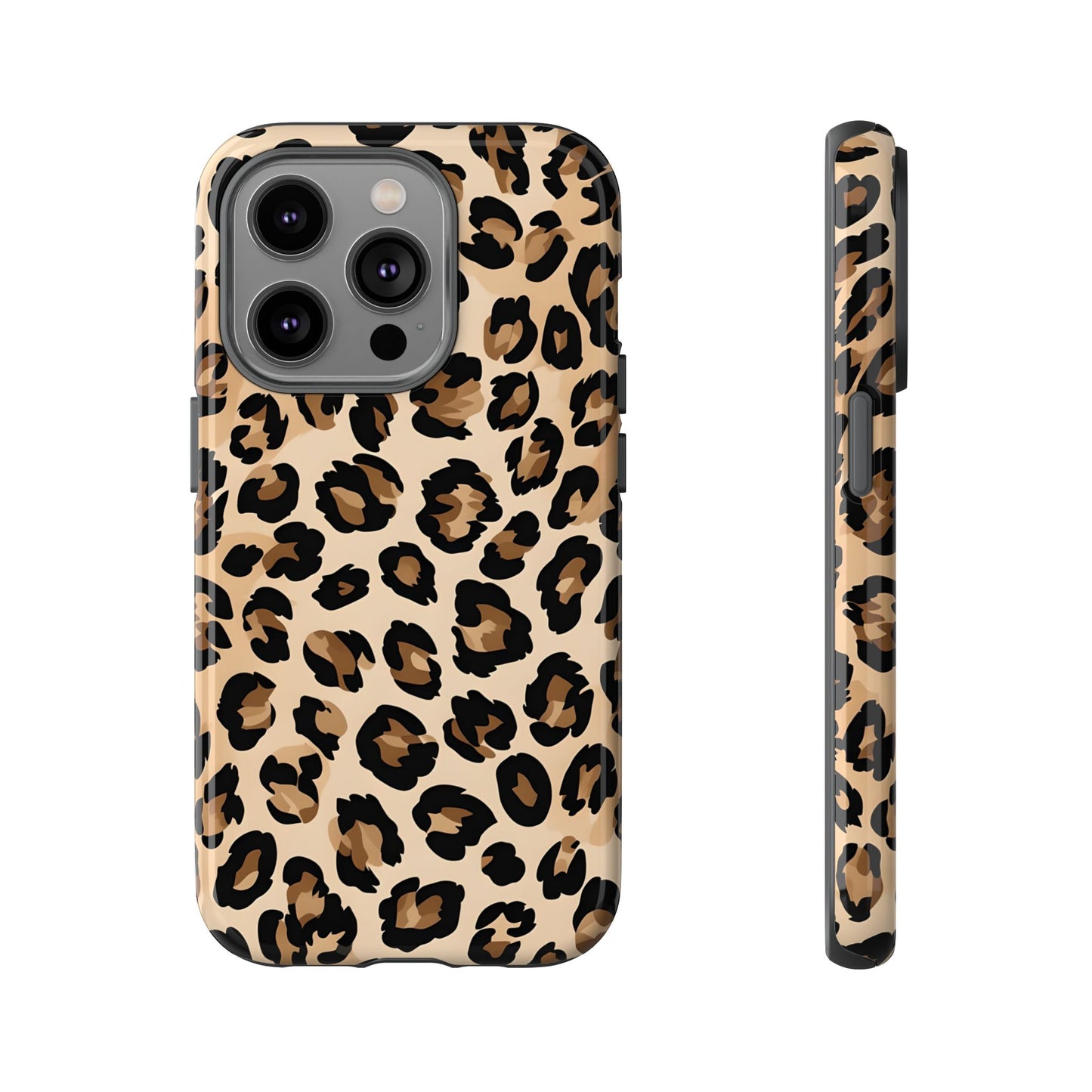 Wild Leopard Print Phone Case - Tough Protection for Animal Lovers