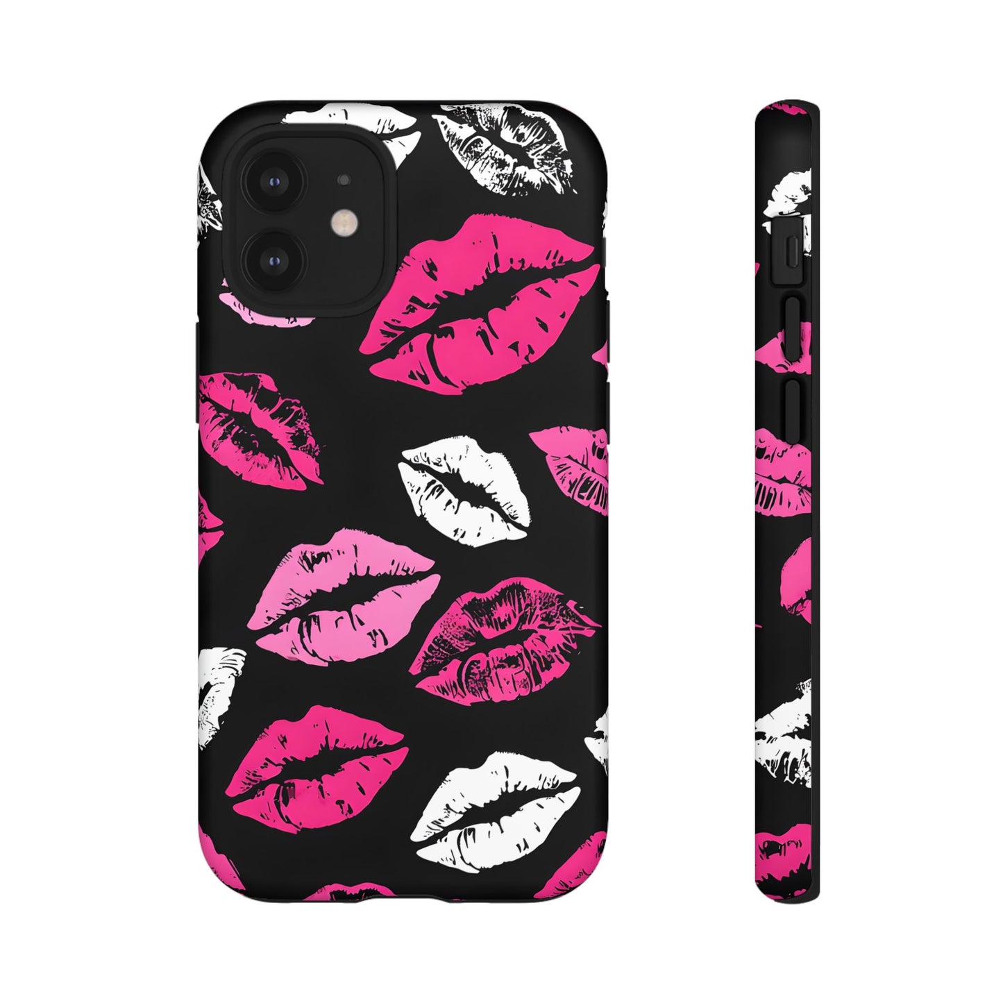 Lips Print iPhone Case - Stylish Tough Phone Cover