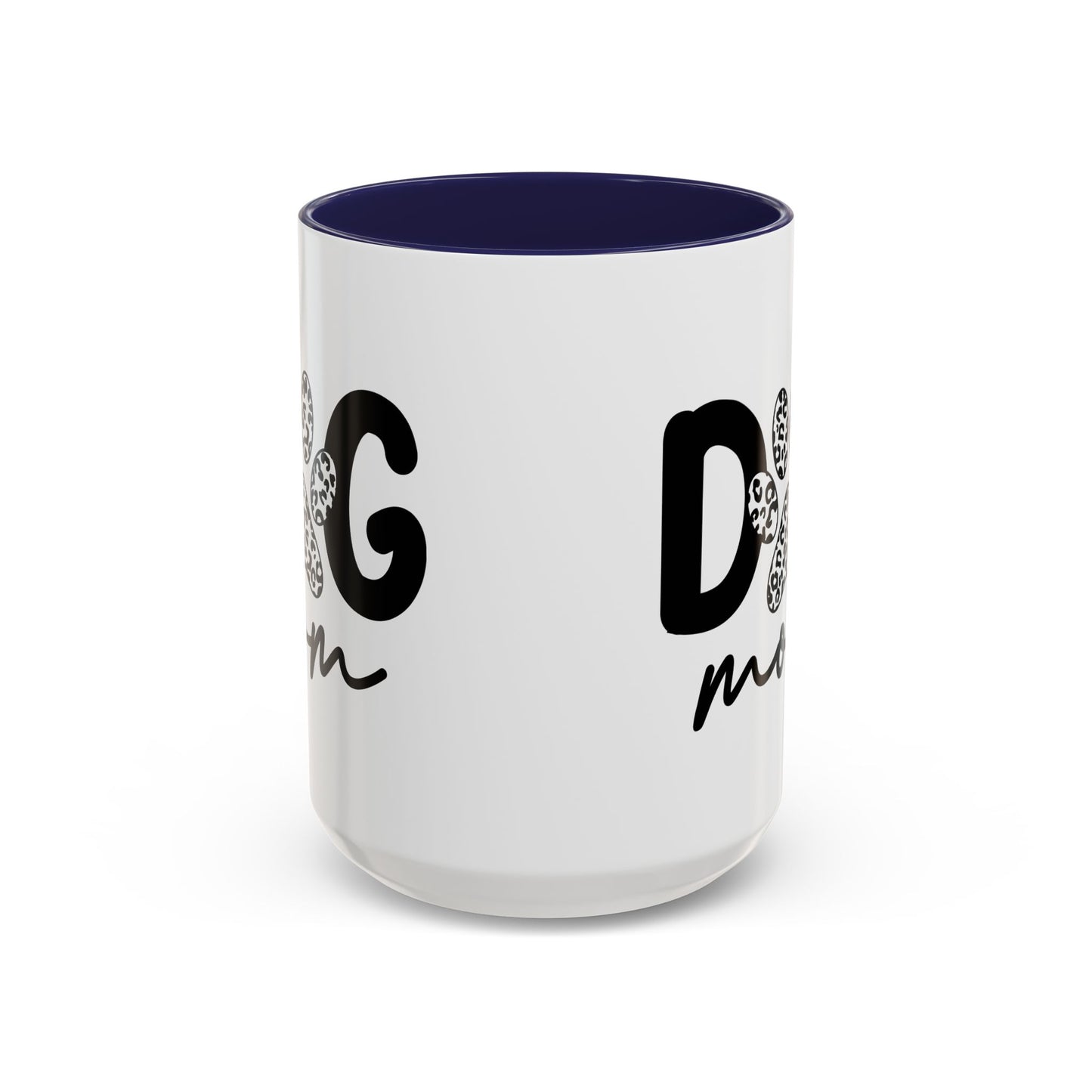 Dog Mom Accent 15oz Coffee Mug - Perfect Gift for Pet Lovers