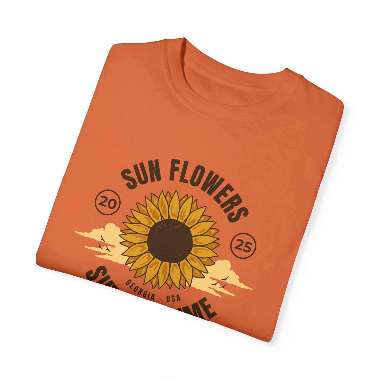 Sunflower Summer Time Unisex T-Shirt PERSONALIZED