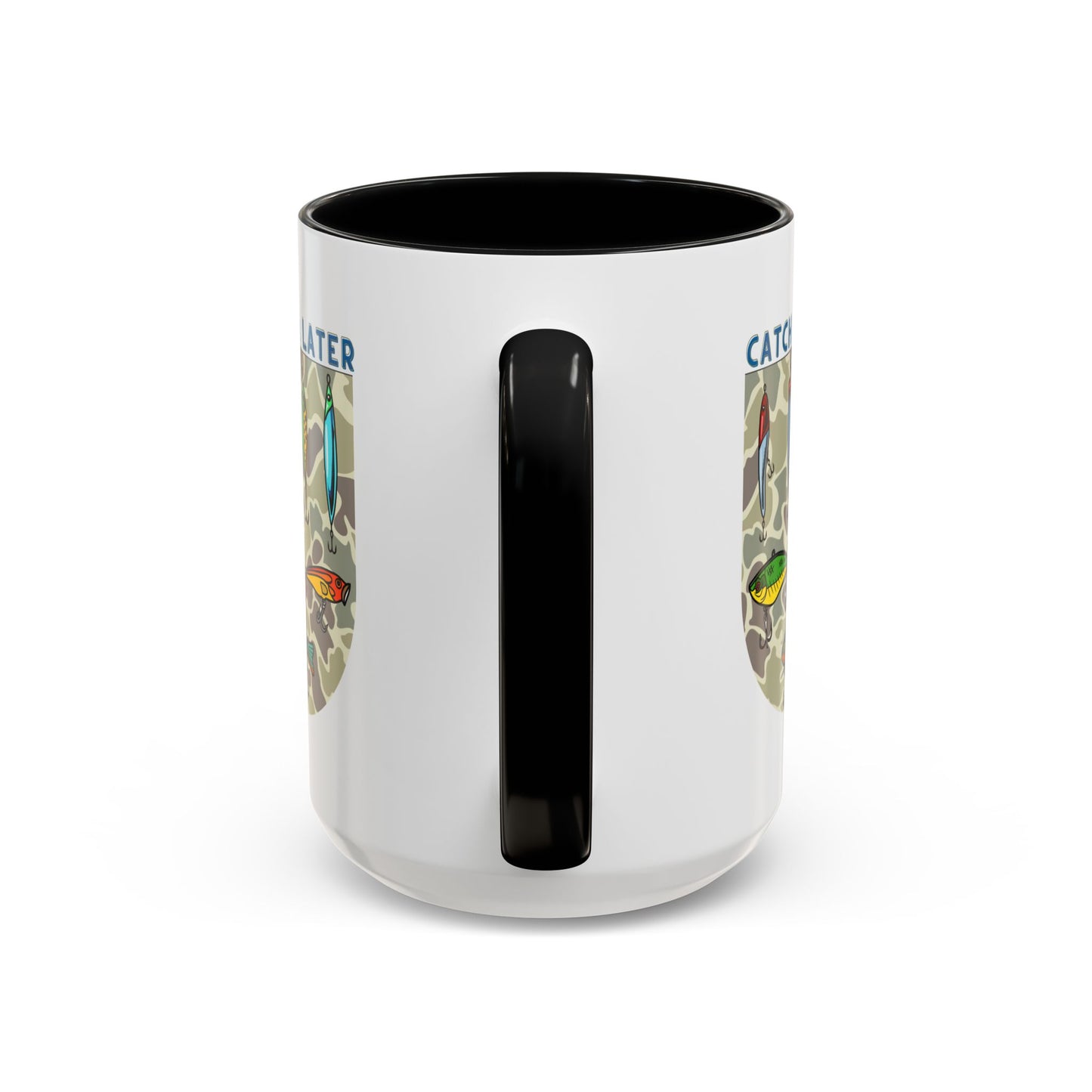 Catch Ya Later Fishing 15oz Mug - Fun Accent Coffee Mug for Anglers