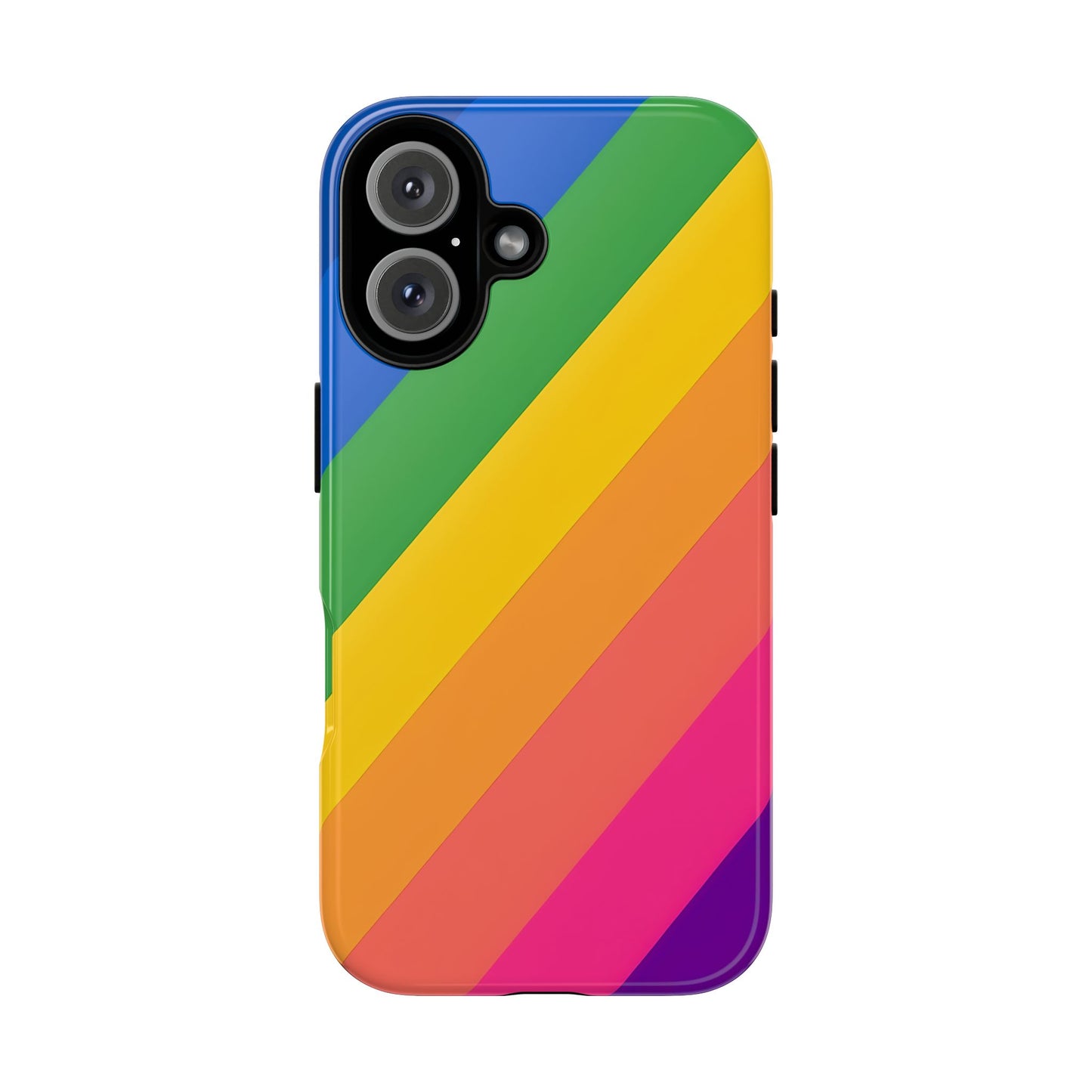 Vibrant Rainbow Phone Case - Tough & Stylish