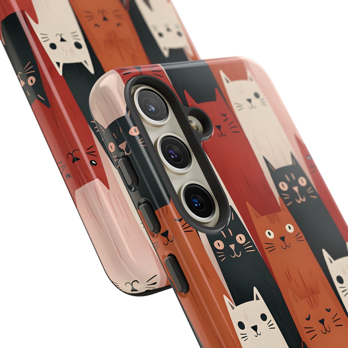Playful Cat Phone Case - Tough & Stylish Purrfect for Cat Lovers