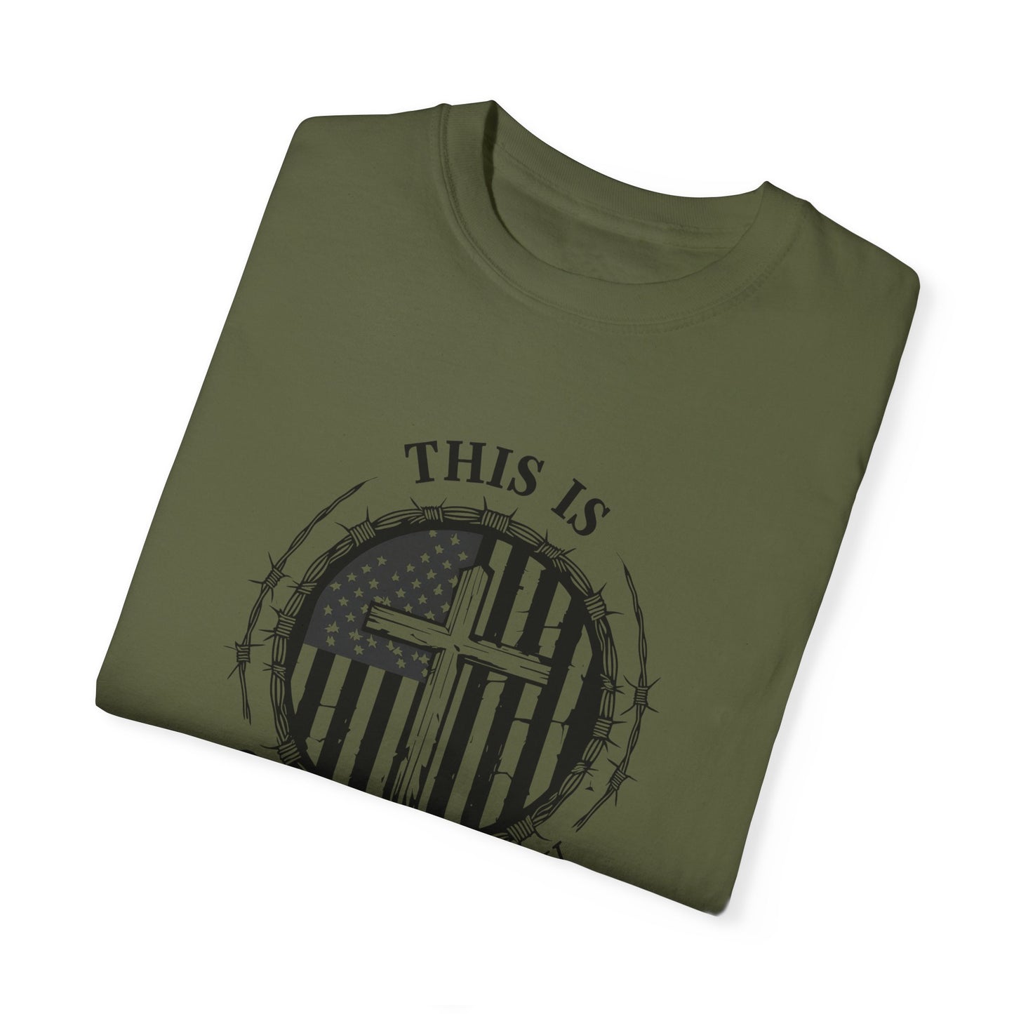 Unisex God’s Country Graphic T-Shirt - Patriotic Design