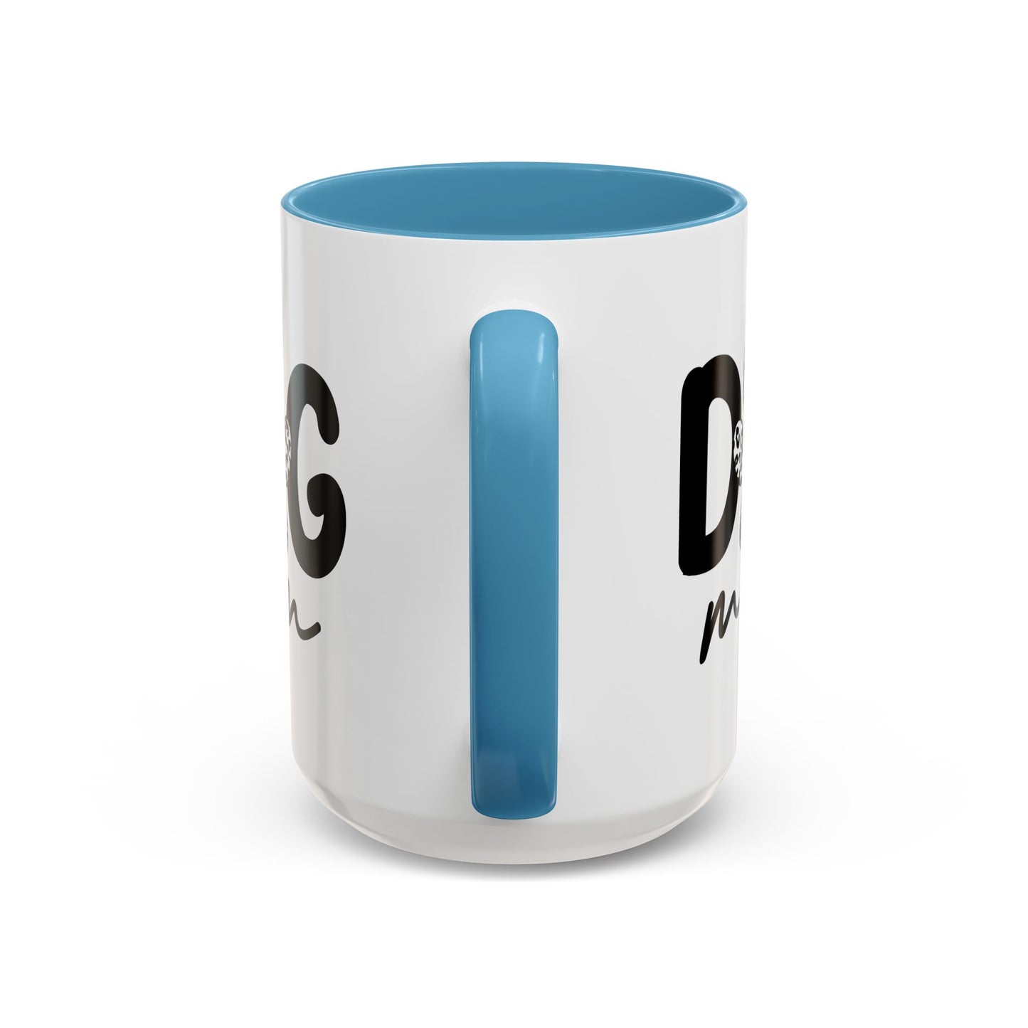 Dog Mom Accent 15oz Coffee Mug - Perfect Gift for Pet Lovers