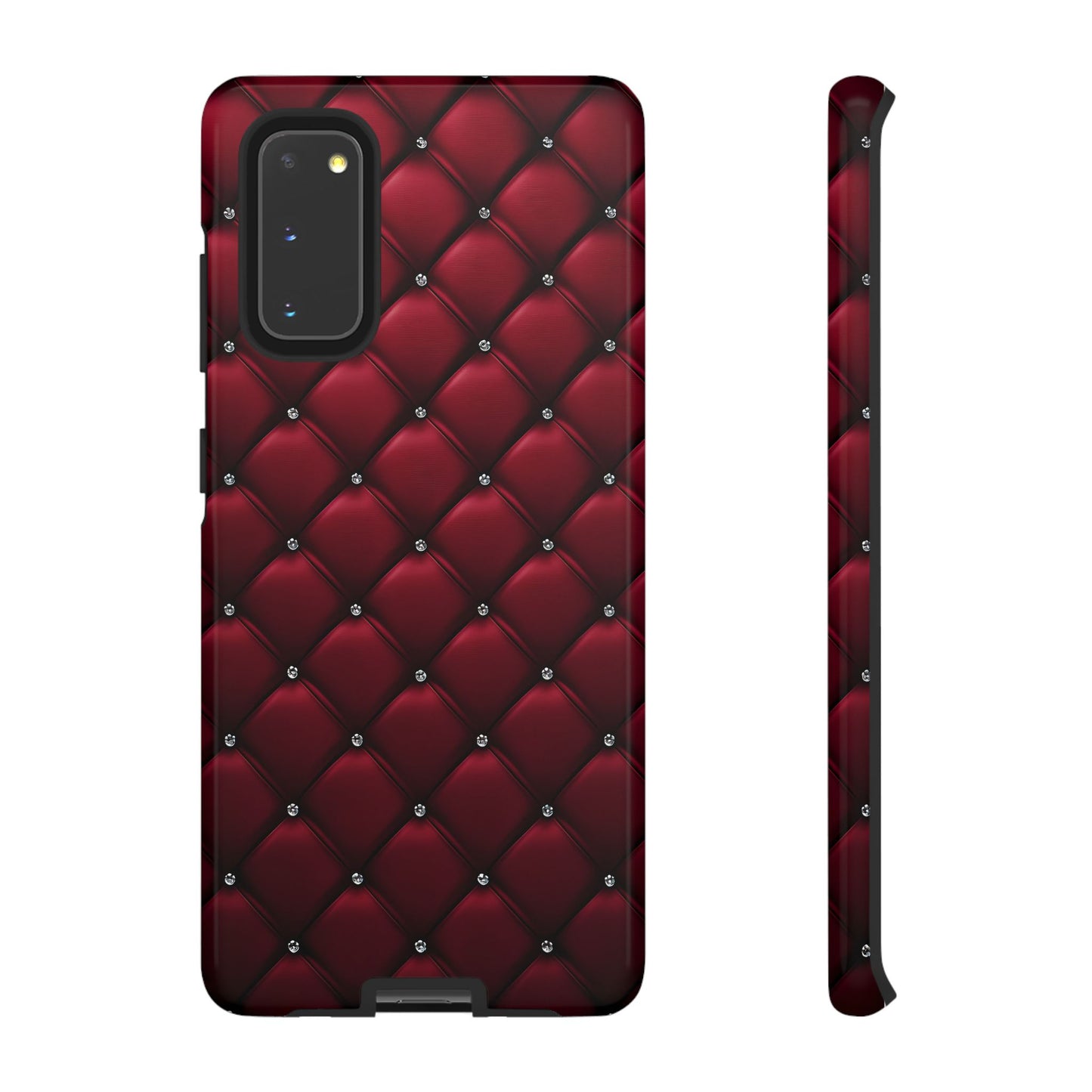 Luxurious Red Leather Phone Case – Stylish Protection for Your Device