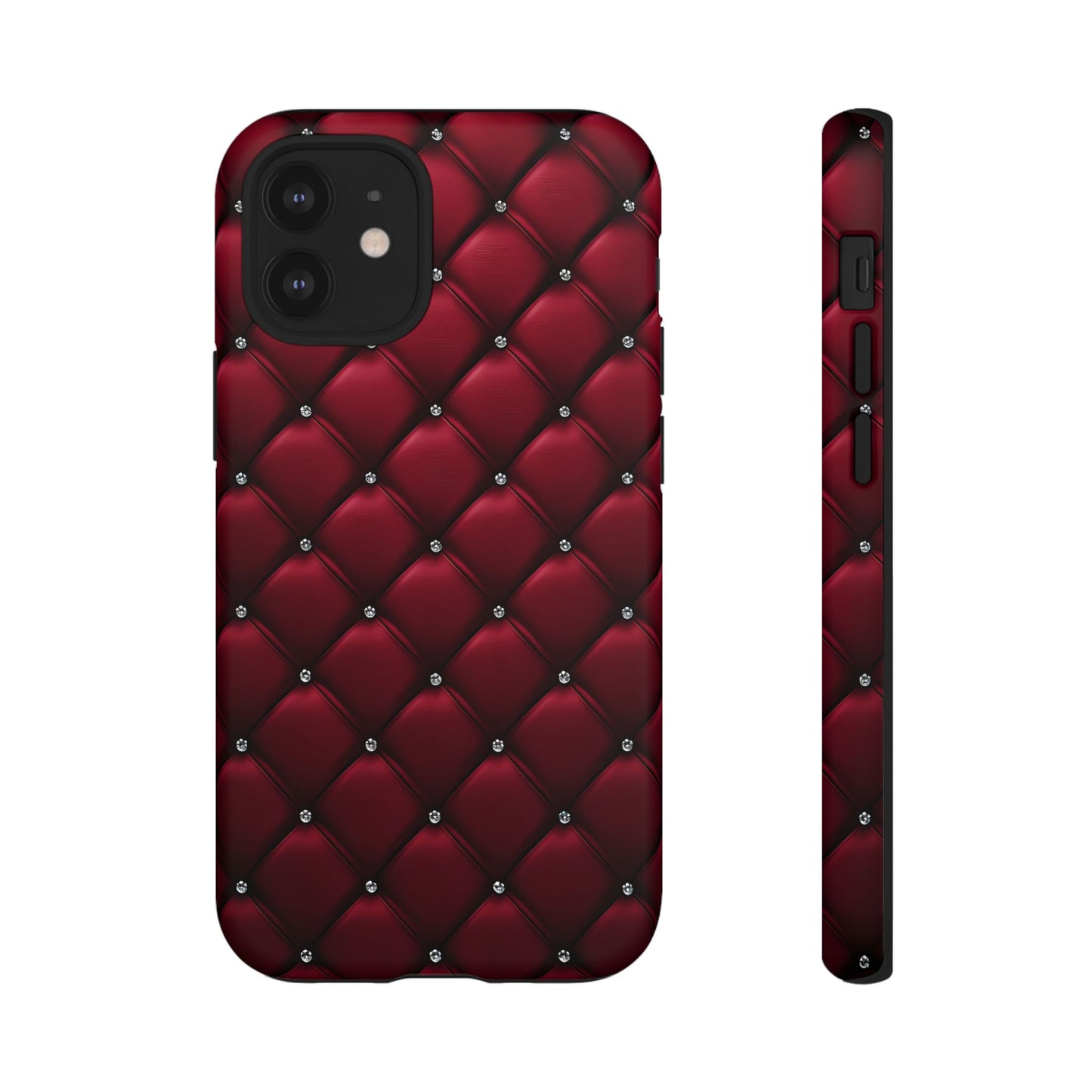 Luxurious Red Leather Phone Case – Stylish Protection for Your Device