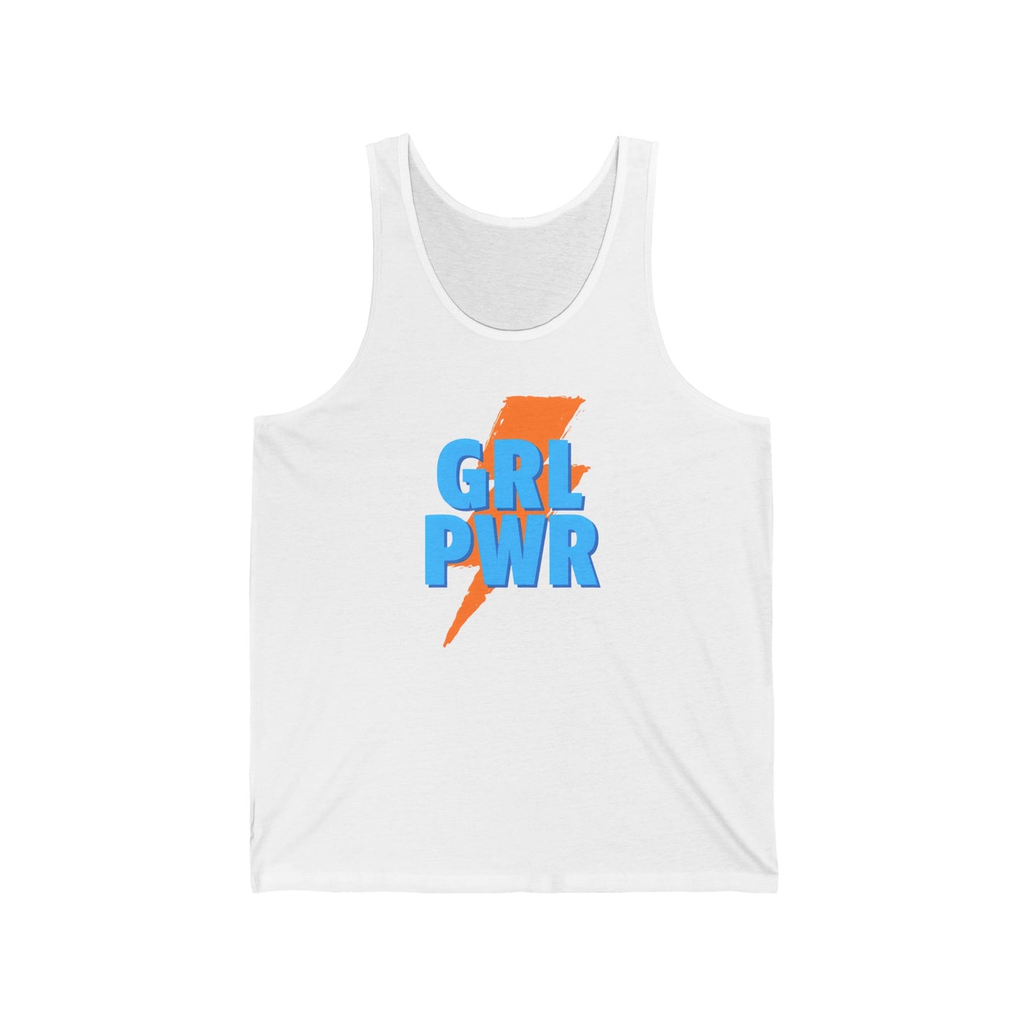 GRL PWR Unisex Jersey Tank - Empowering Summer Style