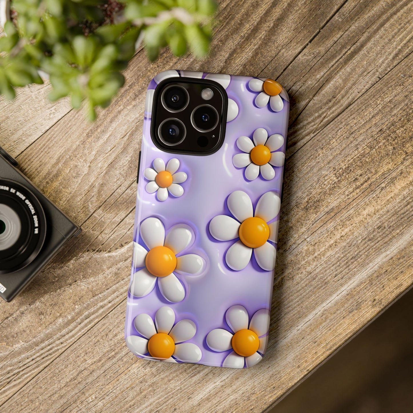 Daisy Floral Phone Case - Tough Cases for Flower Power Vibes