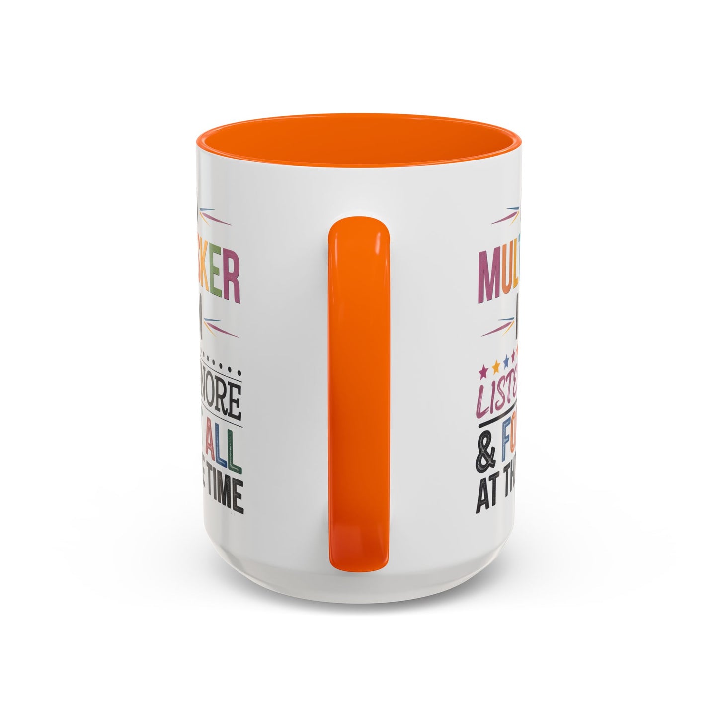 Multitasker Coffee 15oz Mug - Fun Accent Mug for Busy Beverages