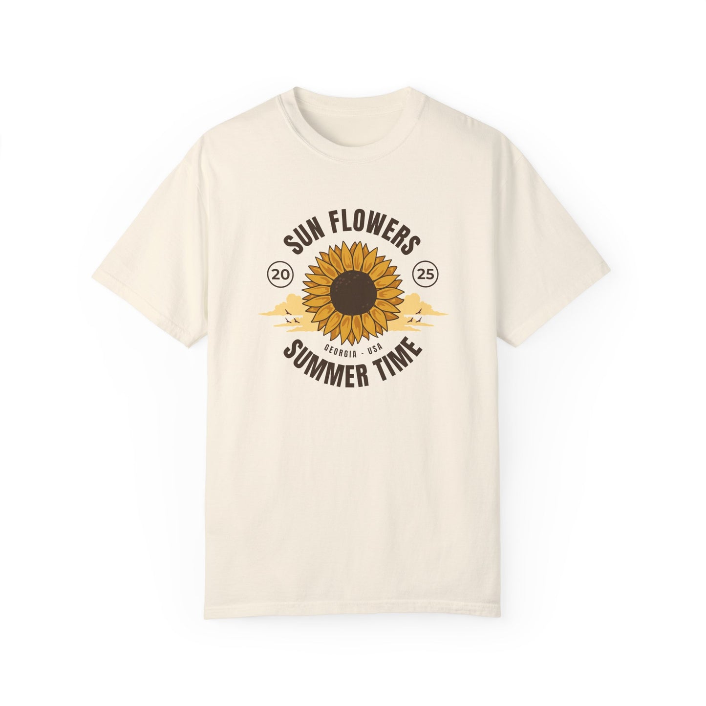Sunflower Summer Time Unisex T-Shirt PERSONALIZED