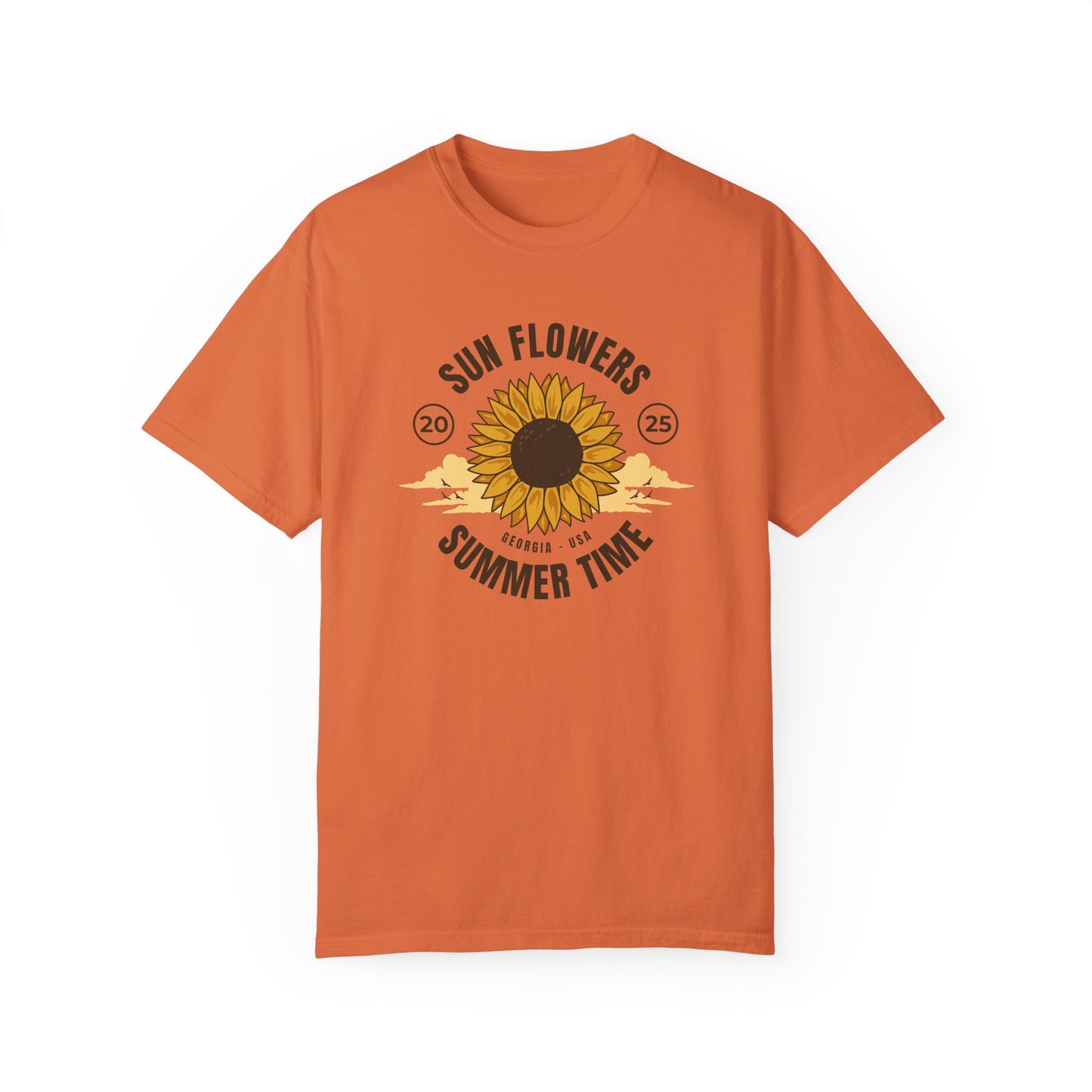Sunflower Summer Time Unisex T-Shirt PERSONALIZED