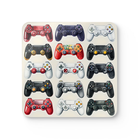 Gamer Cork Coaster Set - Perfect for Enthusiasts and Game Nights