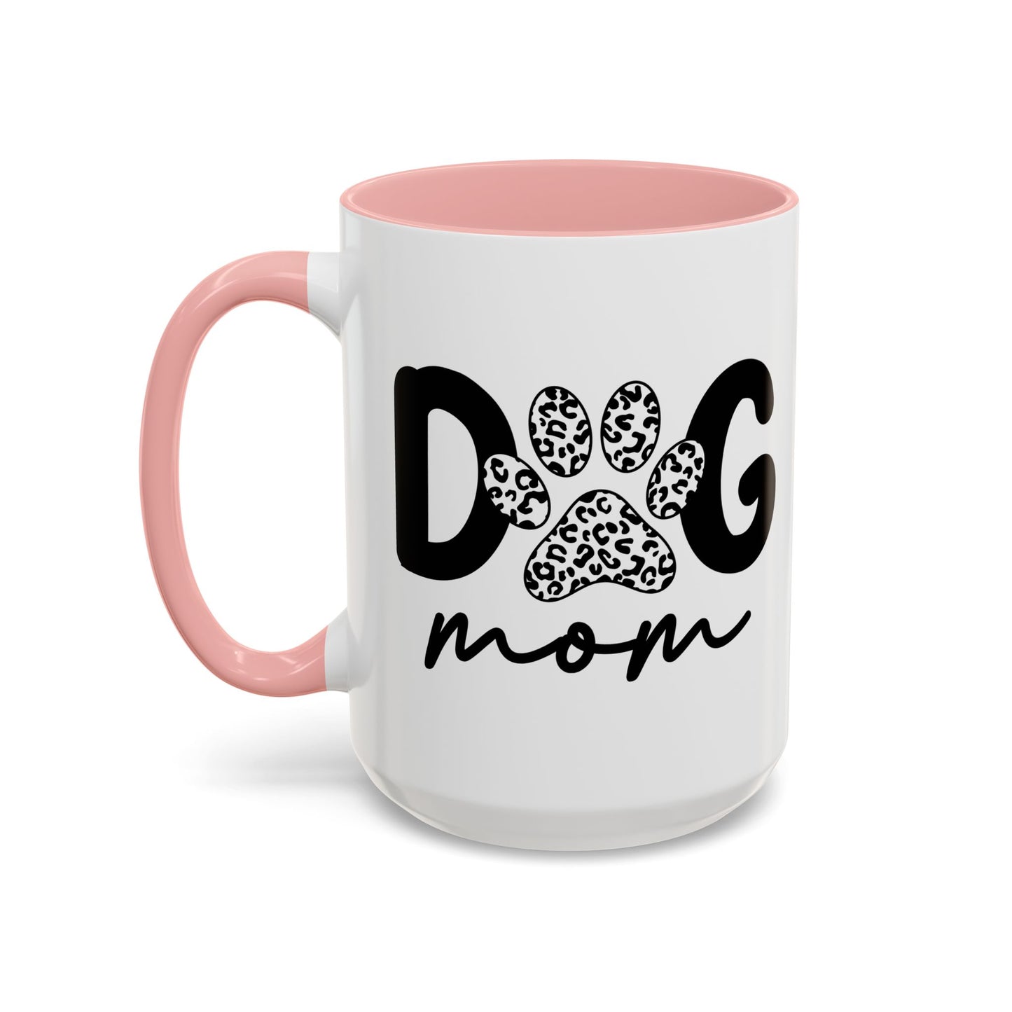 Dog Mom Accent 15oz Coffee Mug - Perfect Gift for Pet Lovers