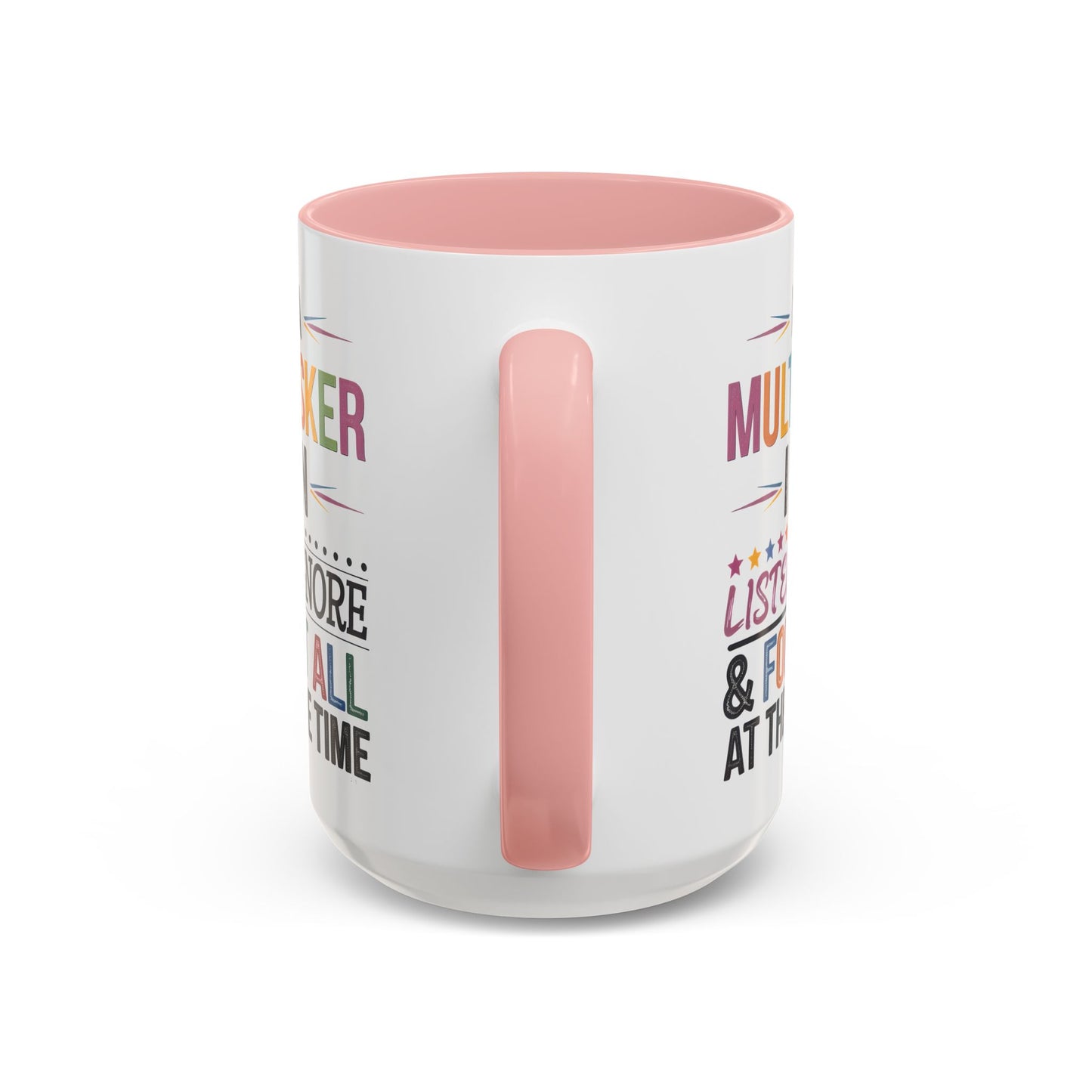 Multitasker Coffee 15oz Mug - Fun Accent Mug for Busy Beverages