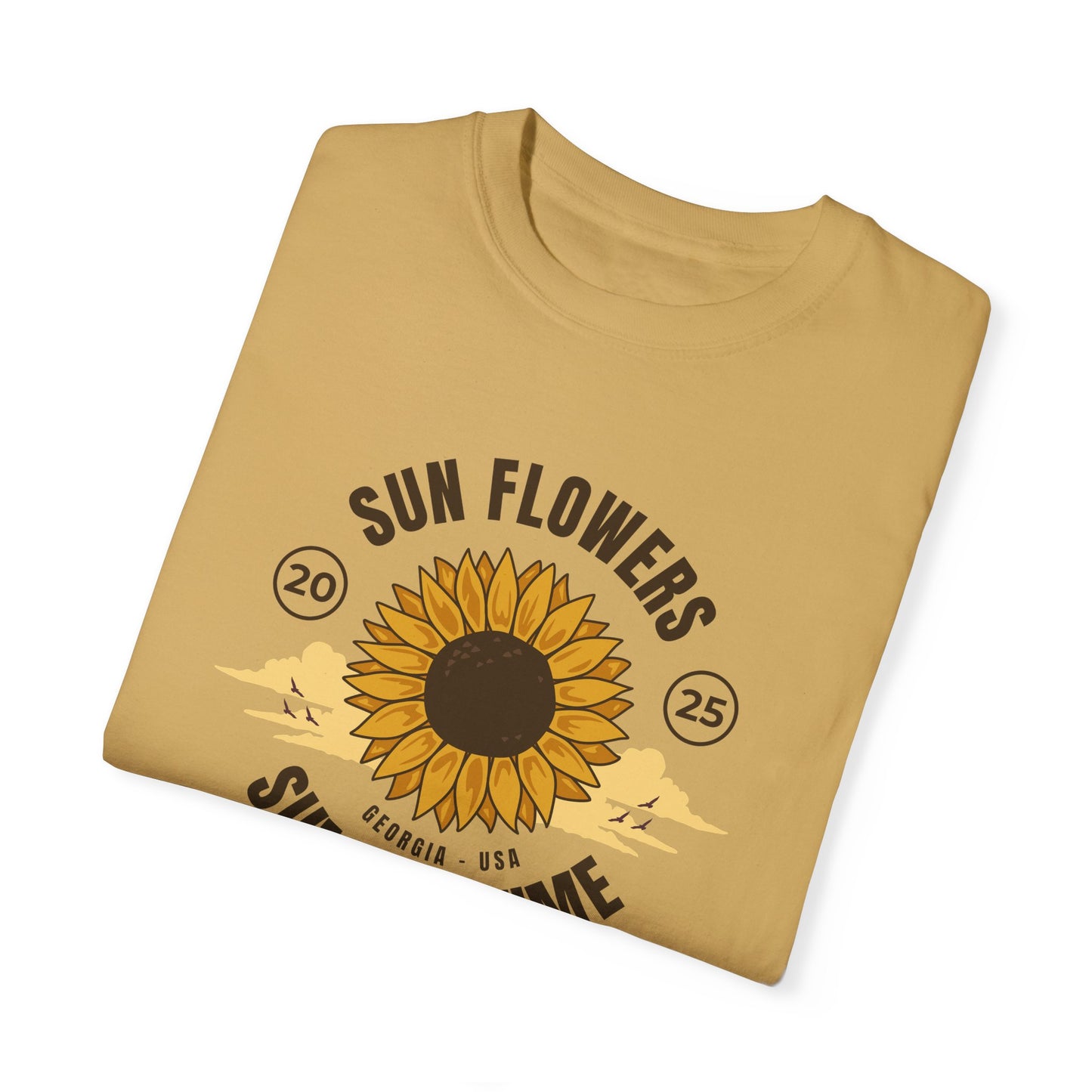 Sunflower Summer Time Unisex T-Shirt PERSONALIZED