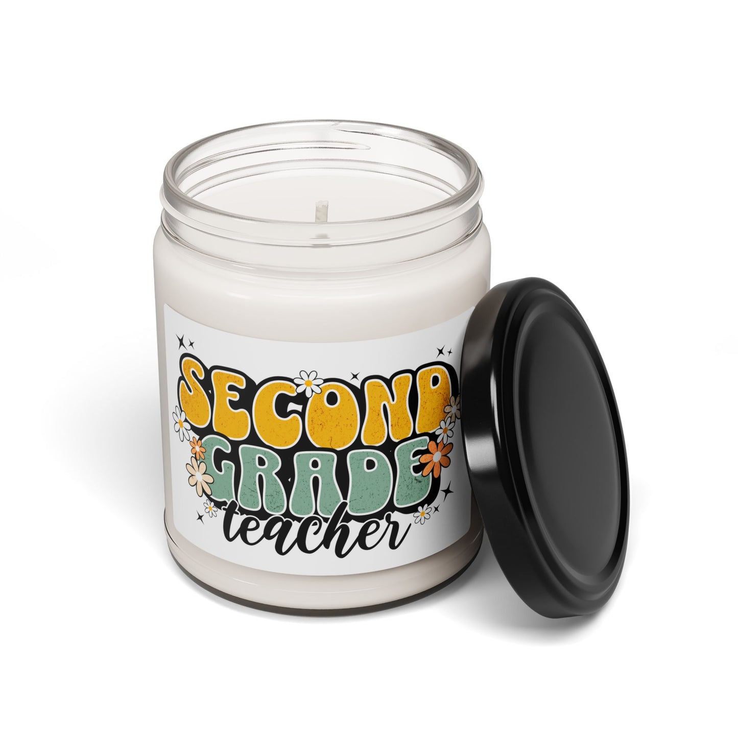 PERSONALIZED-Scented Soy Candle for Second Grade Teachers - Perfect Gift for Educators