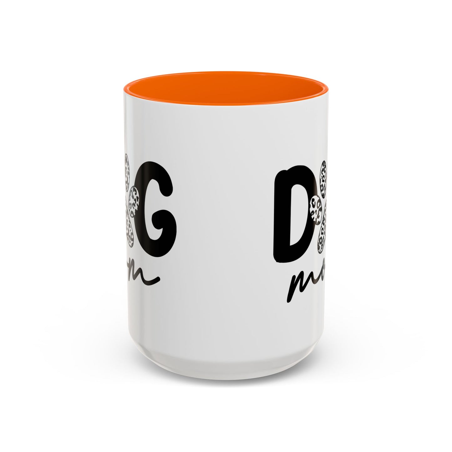 Dog Mom Accent 15oz Coffee Mug - Perfect Gift for Pet Lovers