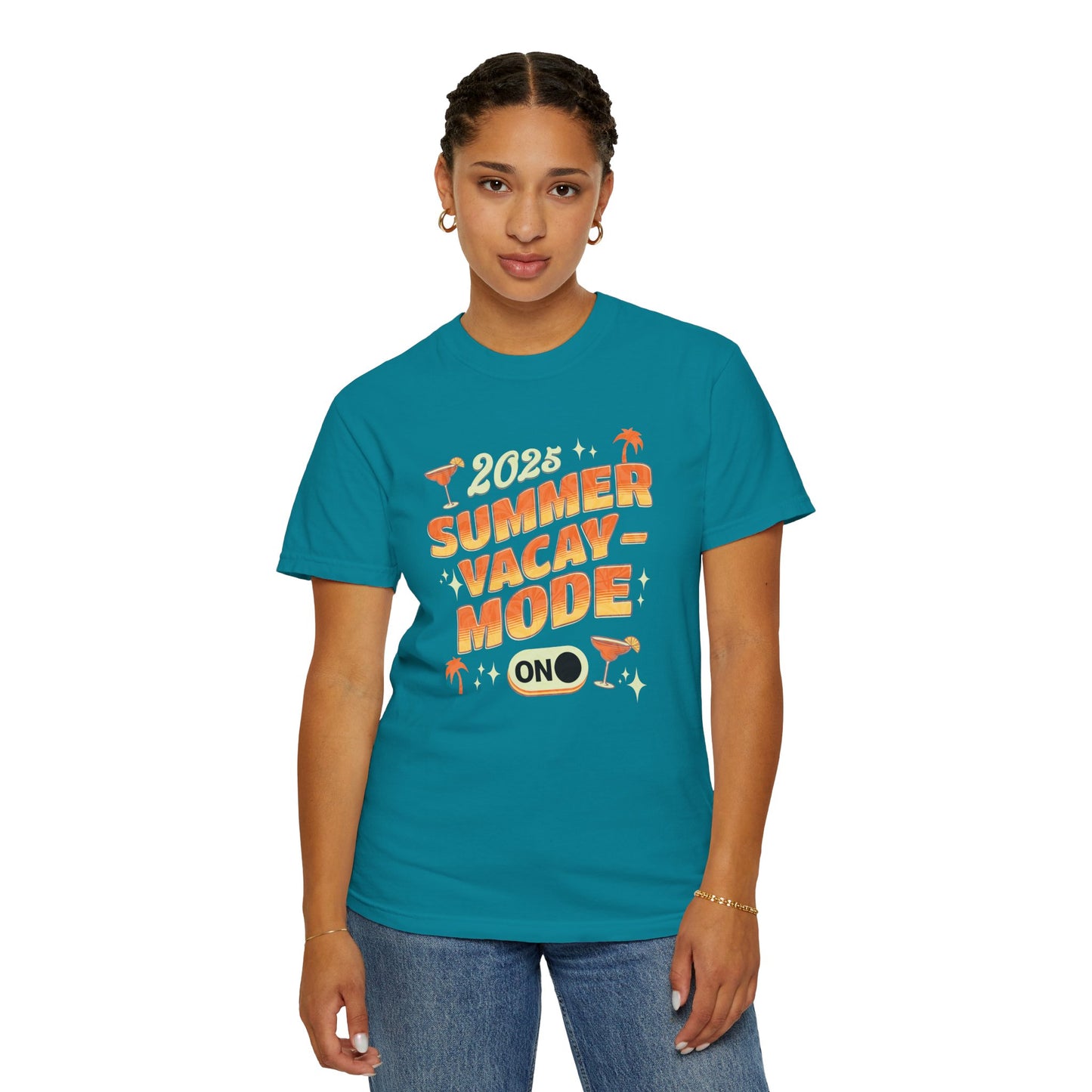 2025 Summer Vacay Mode Unisex T-Shirt - Perfect for Parties and Beach Days