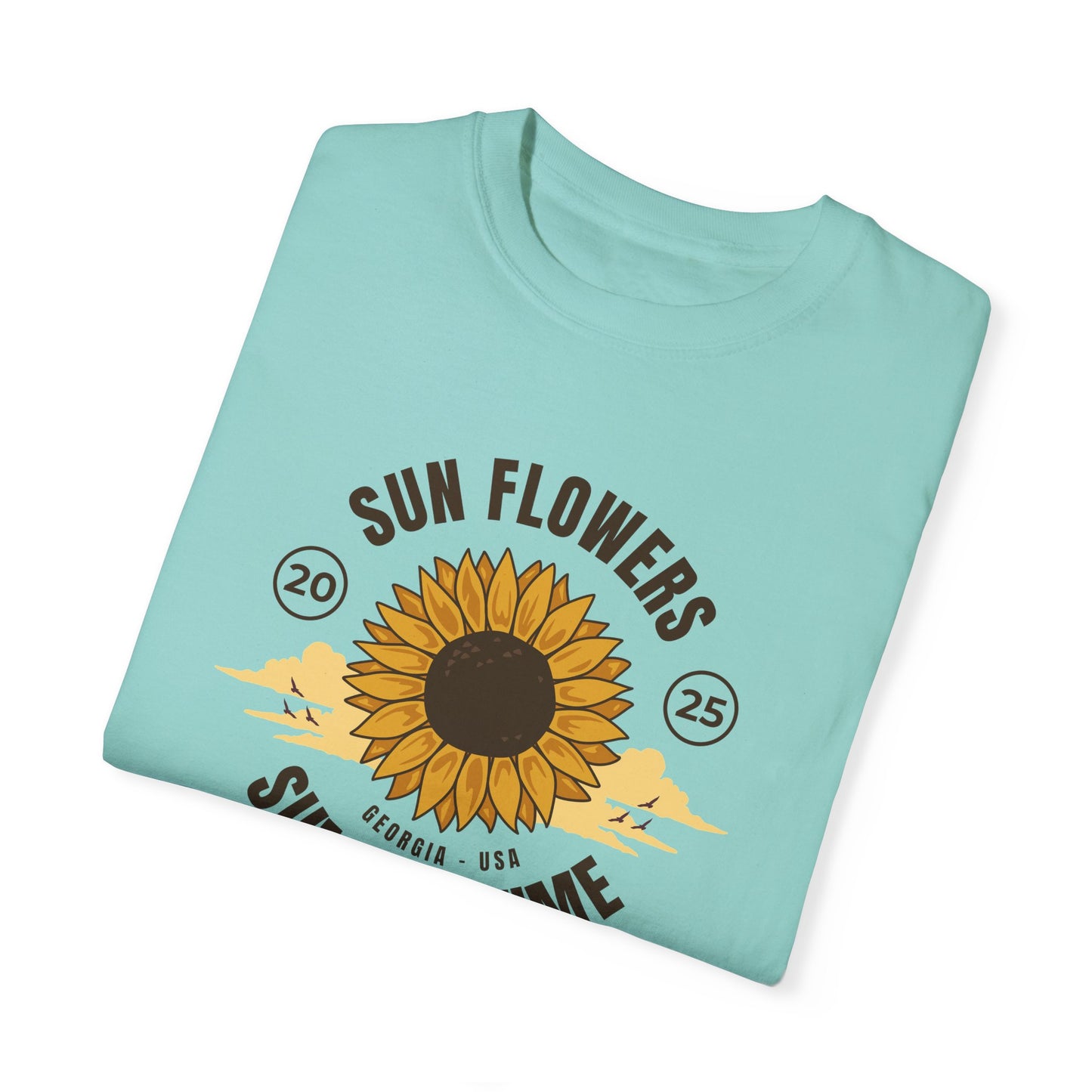 Sunflower Summer Time Unisex T-Shirt PERSONALIZED