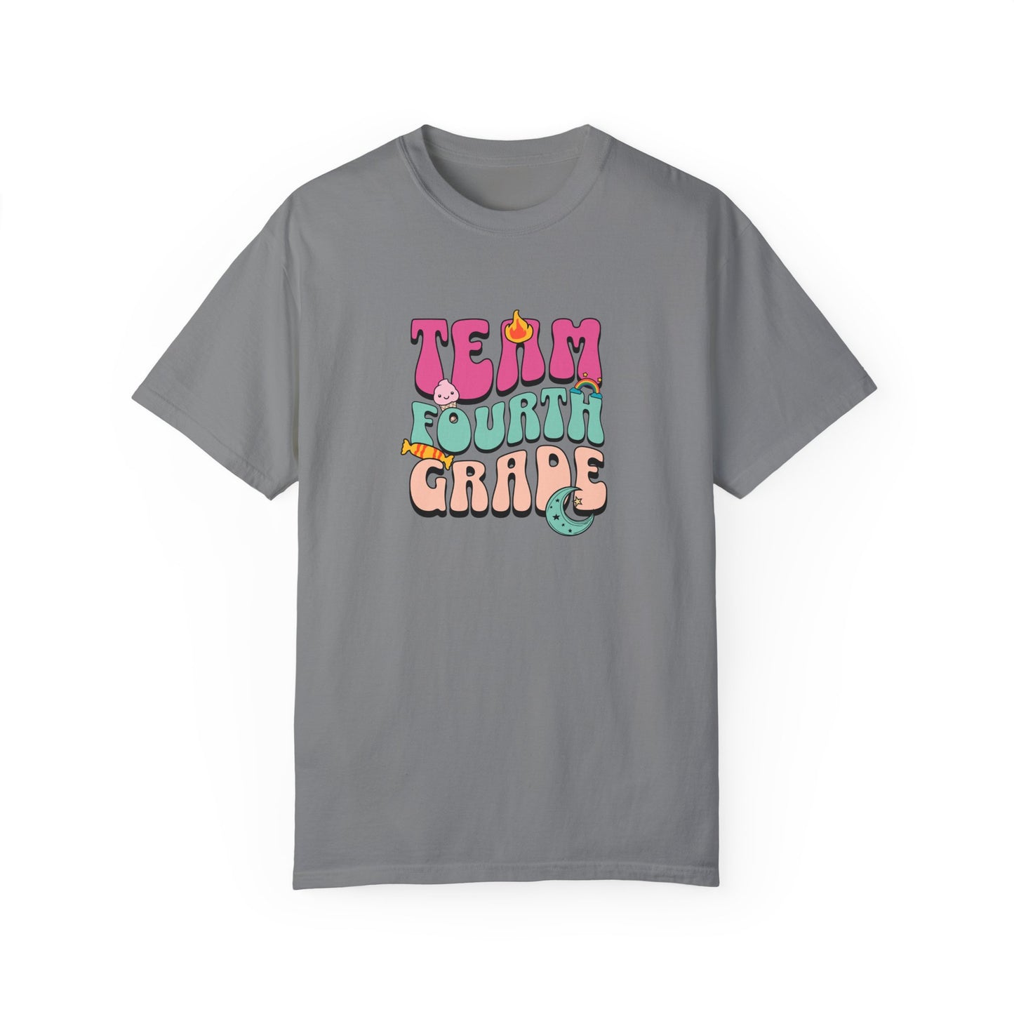 PERSONALIZED! Team Fourth Grade T-Shirt | Unisex Garment-Dyed Tee for Kids