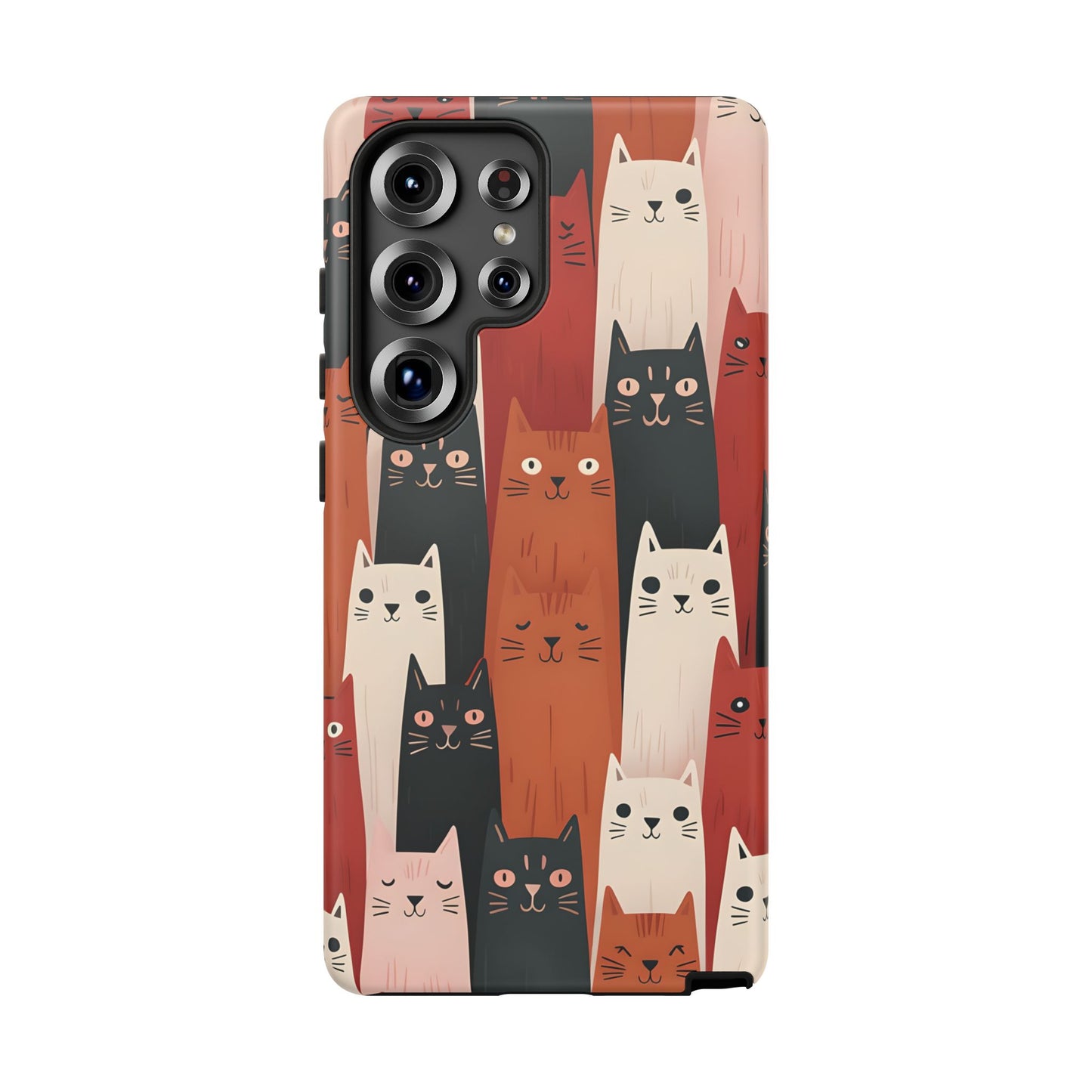 Playful Cat Phone Case - Tough & Stylish Purrfect for Cat Lovers