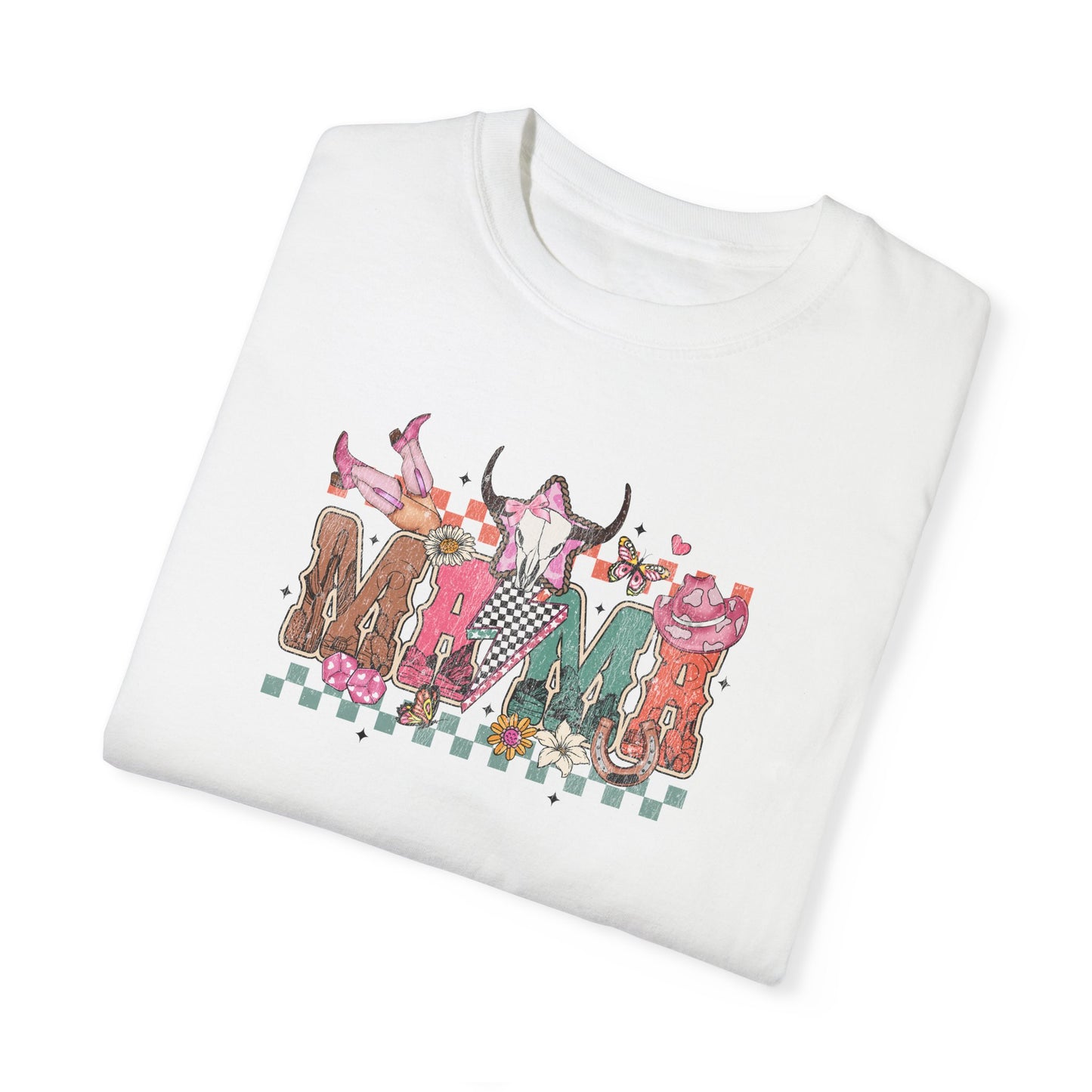 Whimsical Animal Print Unisex Garment-Dyed T-shirt | Fun Casual Tee