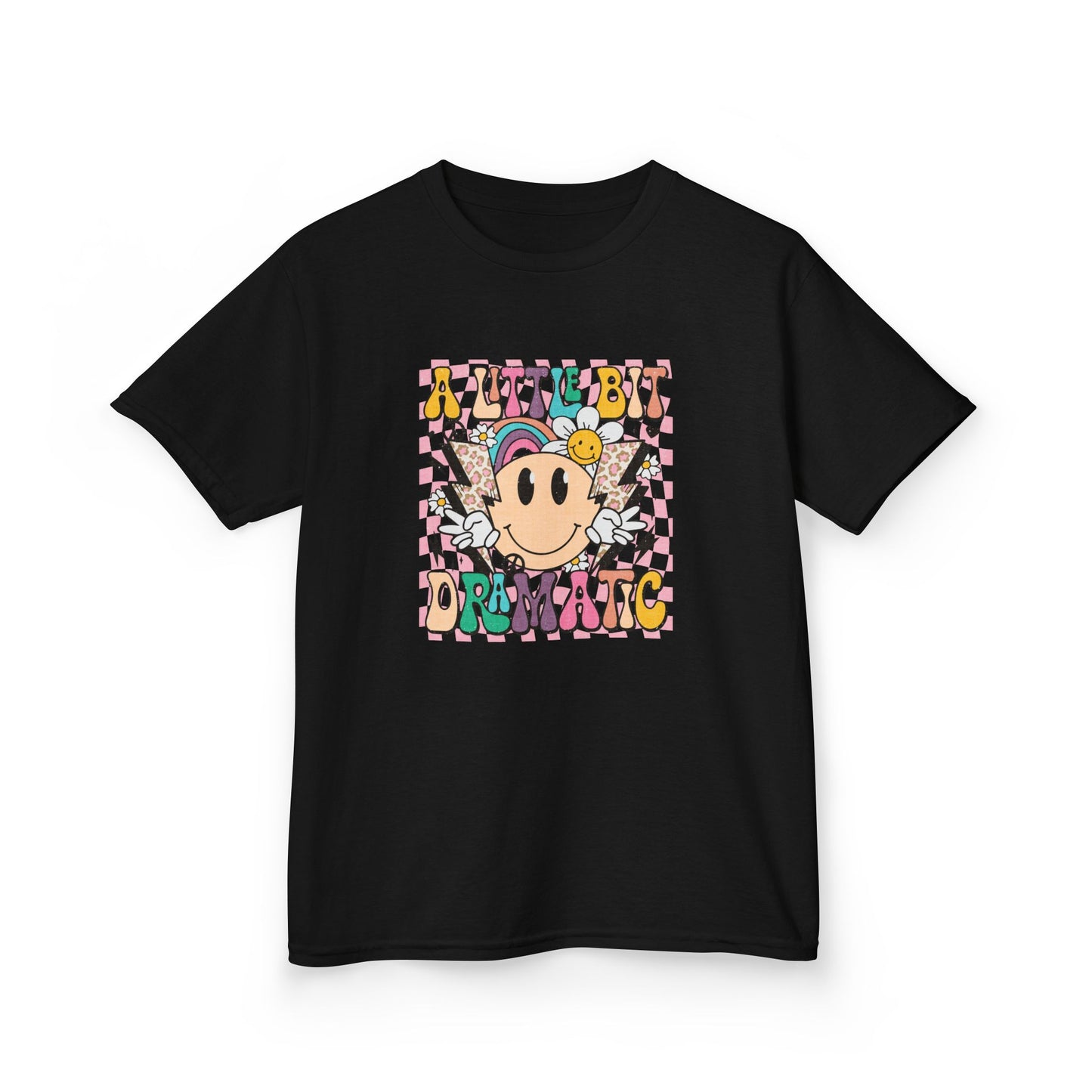 Kids 'A Little Bit Dramatic' Tee - Fun Cotton T-Shirt for Playful Kids