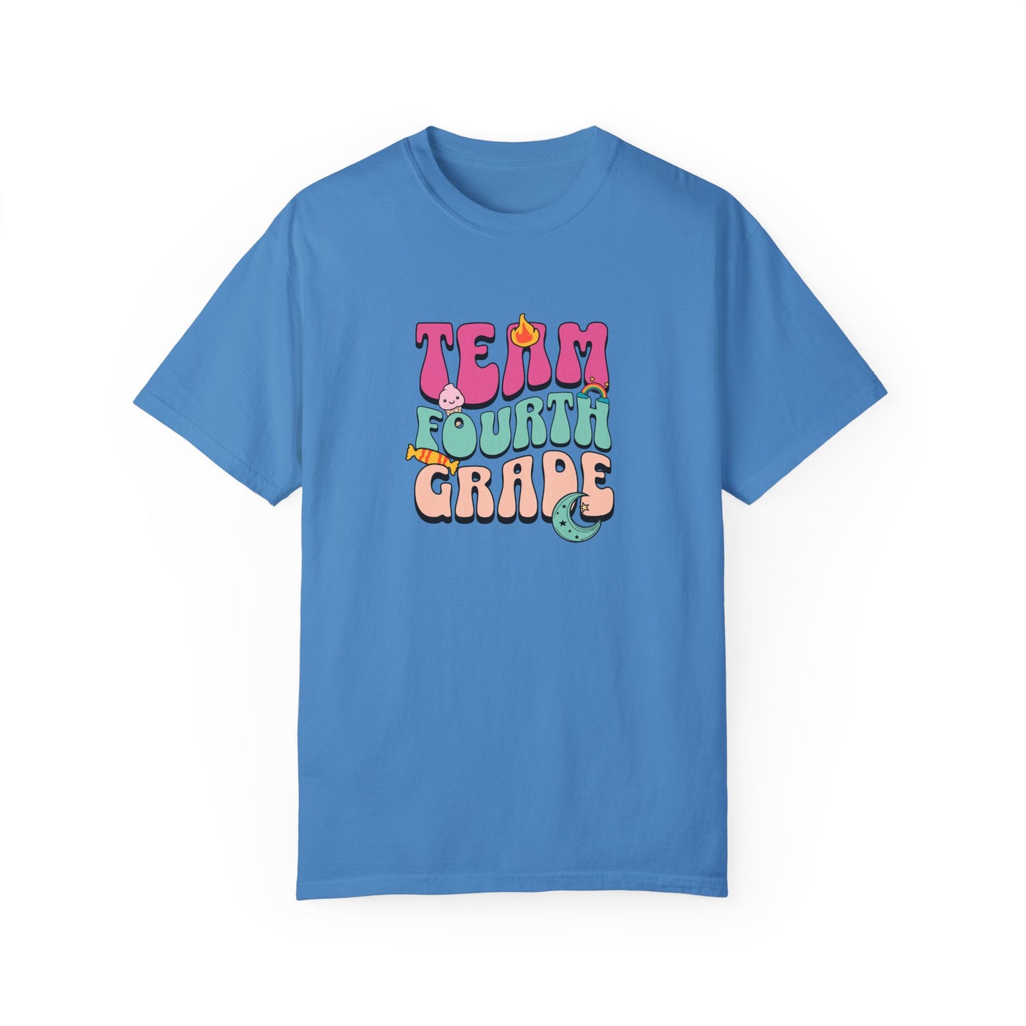 PERSONALIZED! Team Fourth Grade T-Shirt | Unisex Garment-Dyed Tee for Kids