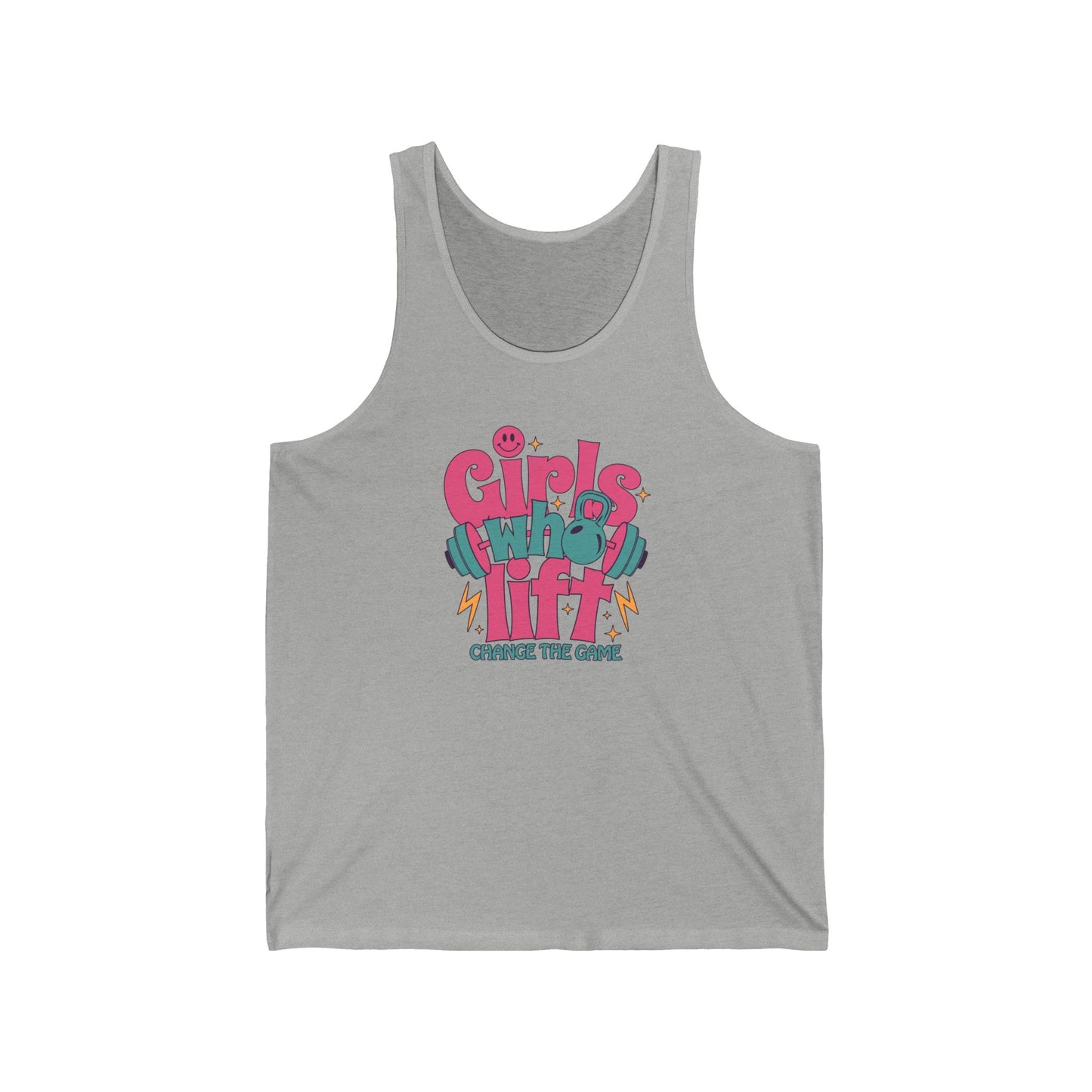 Girls Who Lift Unisex Jersey Tank – Empowerment Workout Top