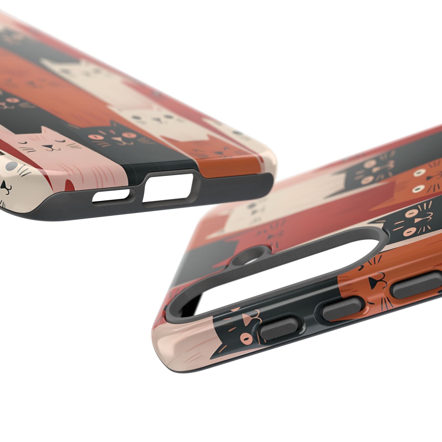 Playful Cat Phone Case - Tough & Stylish Purrfect for Cat Lovers
