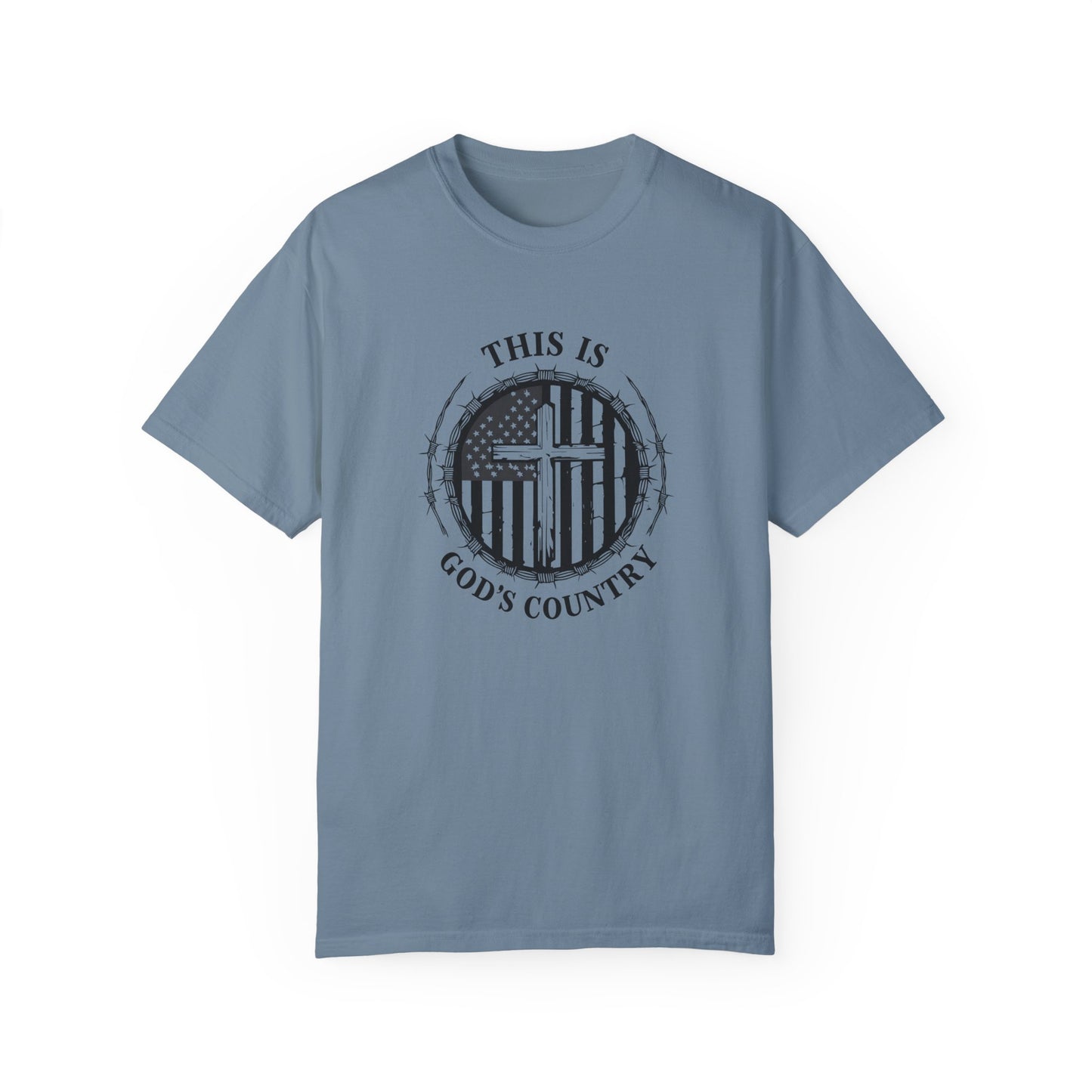 Unisex God’s Country Graphic T-Shirt - Patriotic Design
